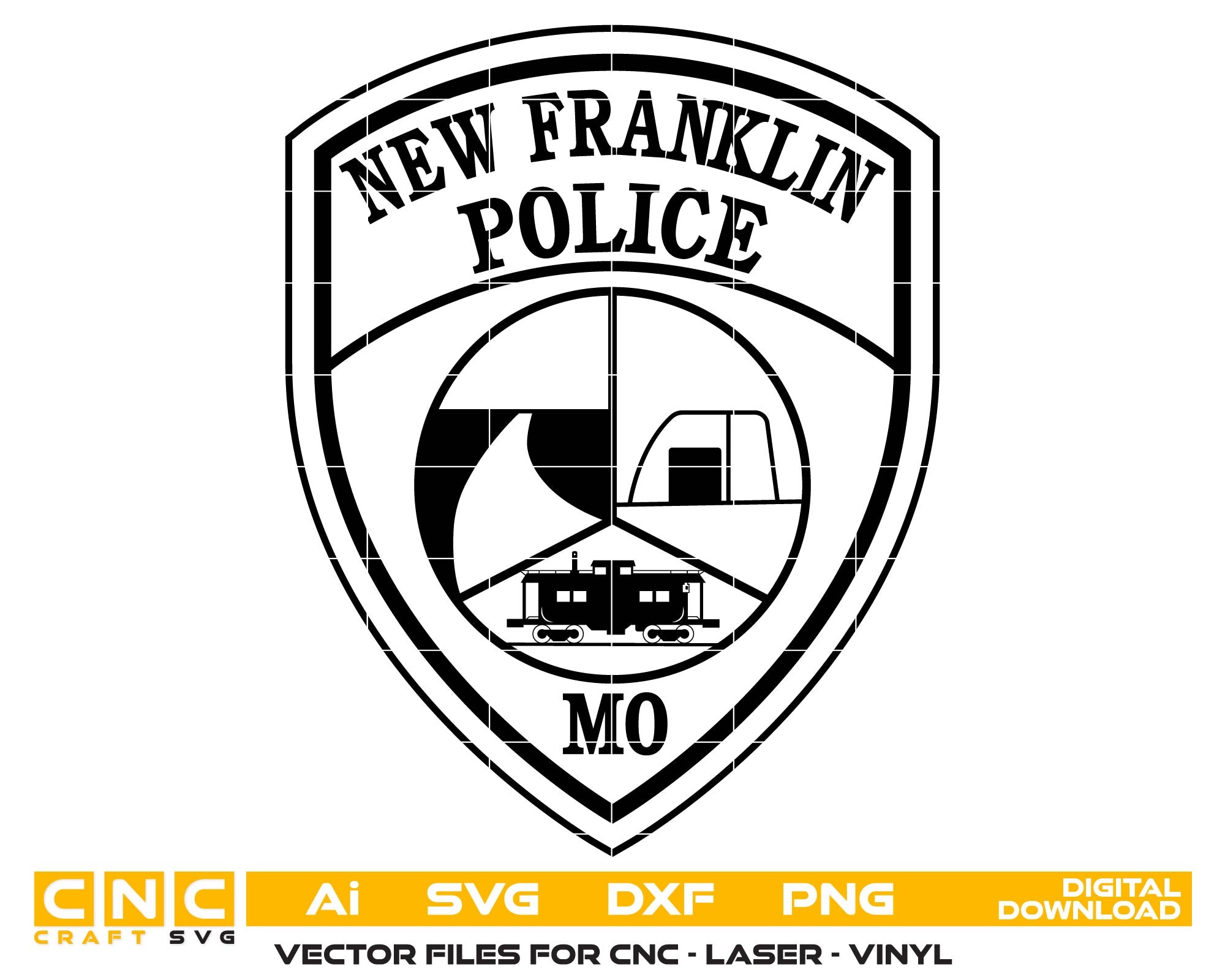 New Franklin Police Department Patch, Missouri
