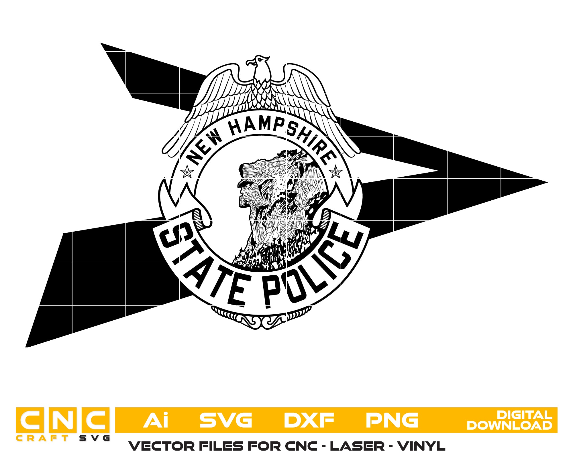 New Hampshire State Police Logo