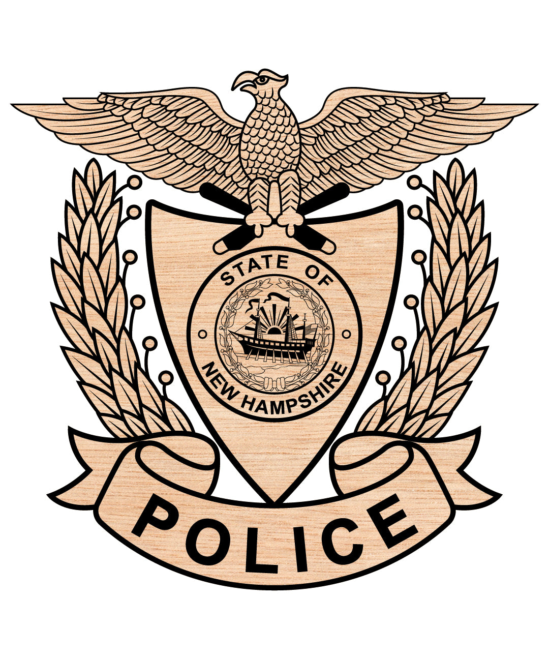 New Hampshire Police Badge