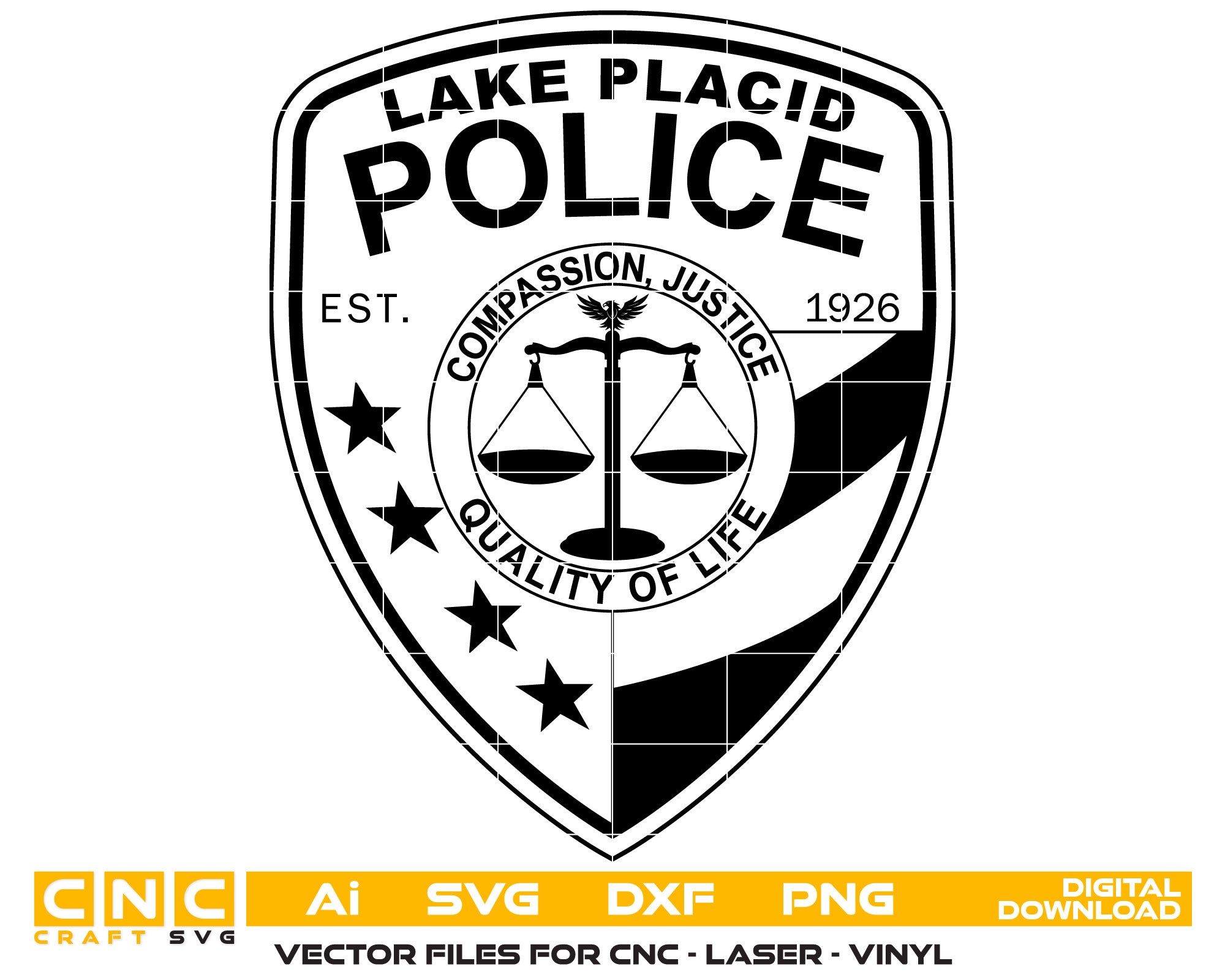 New Lake Placid Police patch