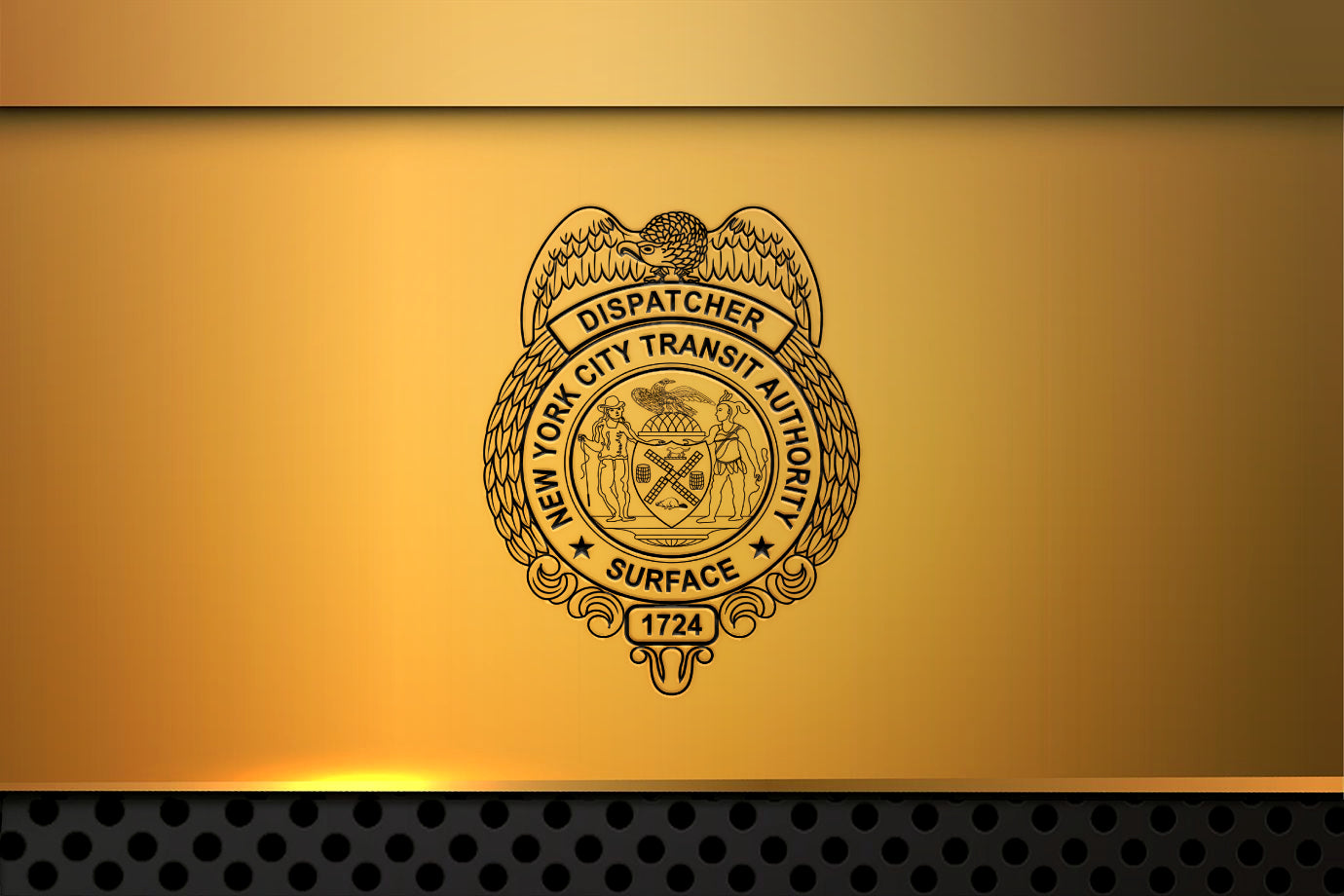 New York City Transit Authority Dispatcher Badge