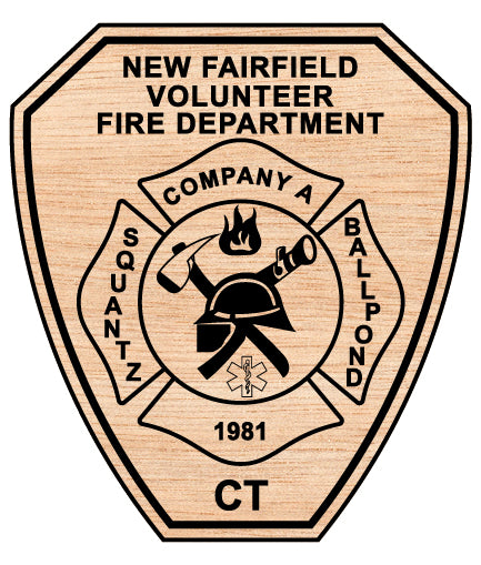 new fairfield volunteer fire department patch svg, new fairfield fire dept svg emblem, volunteer firefighter patch new fairfield svg, connecticut fire department patch svg, new fairfield fire rescue badge svg