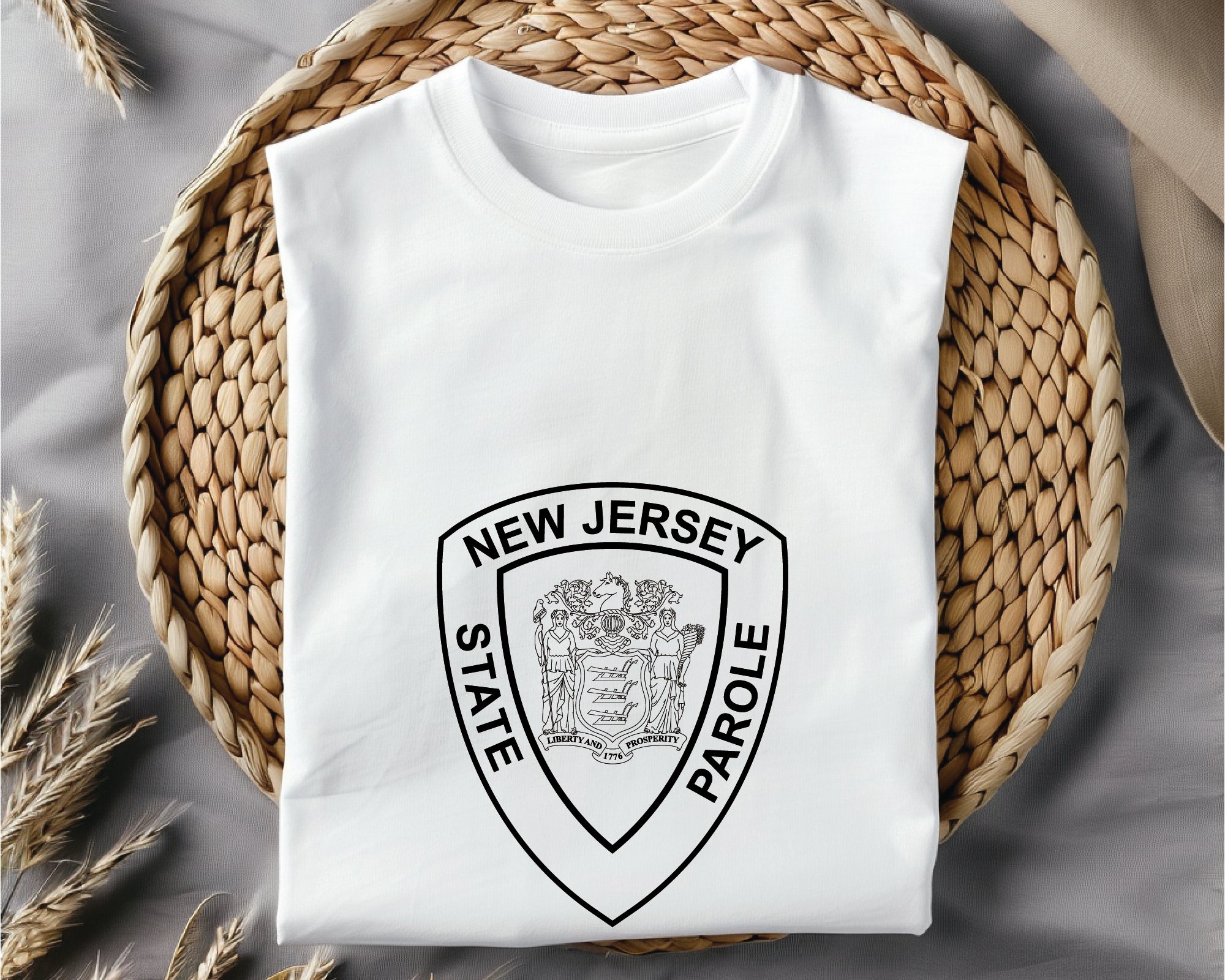 New Jersey State Parole Board Patch SVG, NJ Parole Board Logo Vector, New Jersey Police Patch Design, Law Enforcement Patch SVG