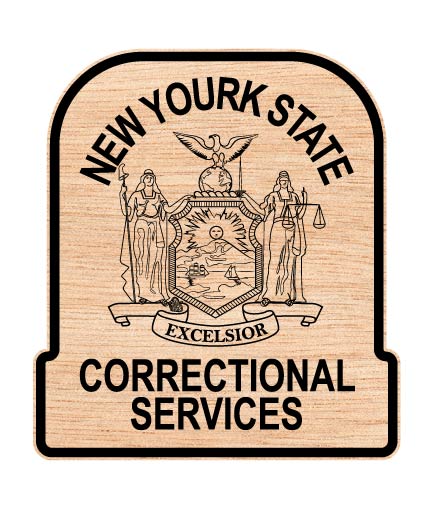 New York State Correctional Services Patch SVG, NY Correctional Officer Patch Vector, Prison Guard Emblem SVG, Correctional Services Logo Vector, NY State Corrections Patch