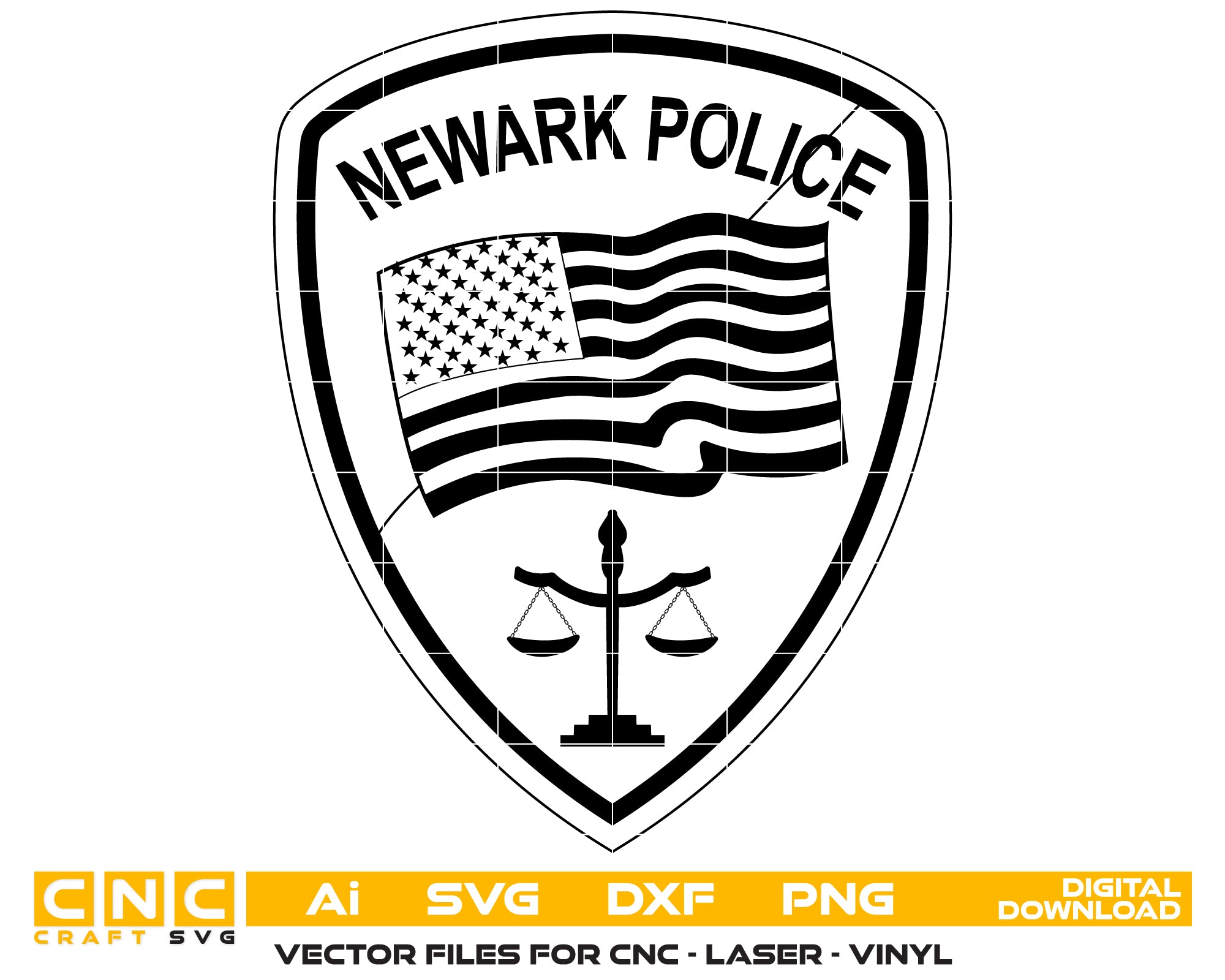 Newark Police Department, California Logo