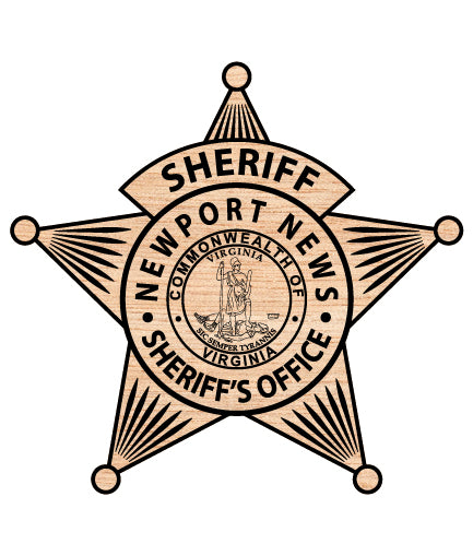 Newport News Sheriff Badge SVG
Newport News Sheriff Badge Vector
Newport News Sheriff Emblem Design
Sheriff Badge SVG Newport News
Newport News Sheriff Emblem