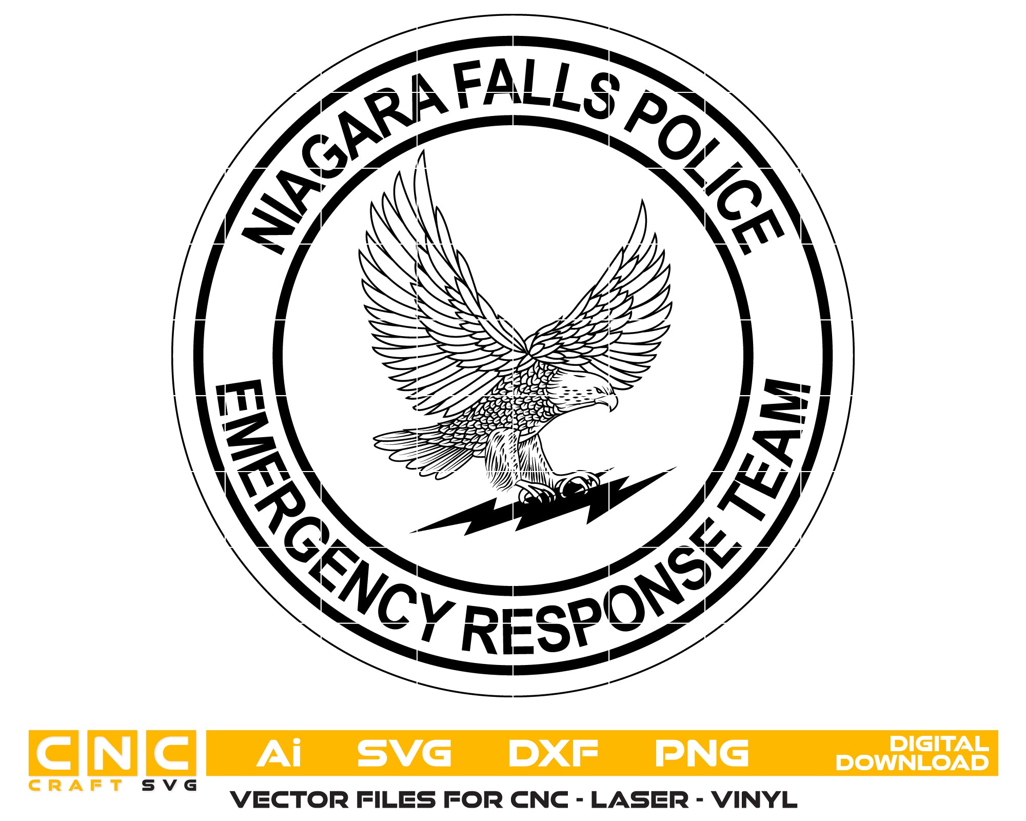 Niagara Falls Police Emergency Response Team Patch