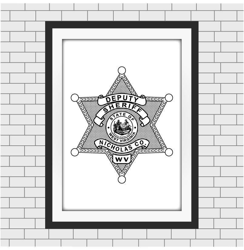 Nicholas County Sheriff Badge
Deputy Sheriff Badge
Sheriff Badge SVG
Virginia Sheriff Badge
Nicholas Sheriff Badge