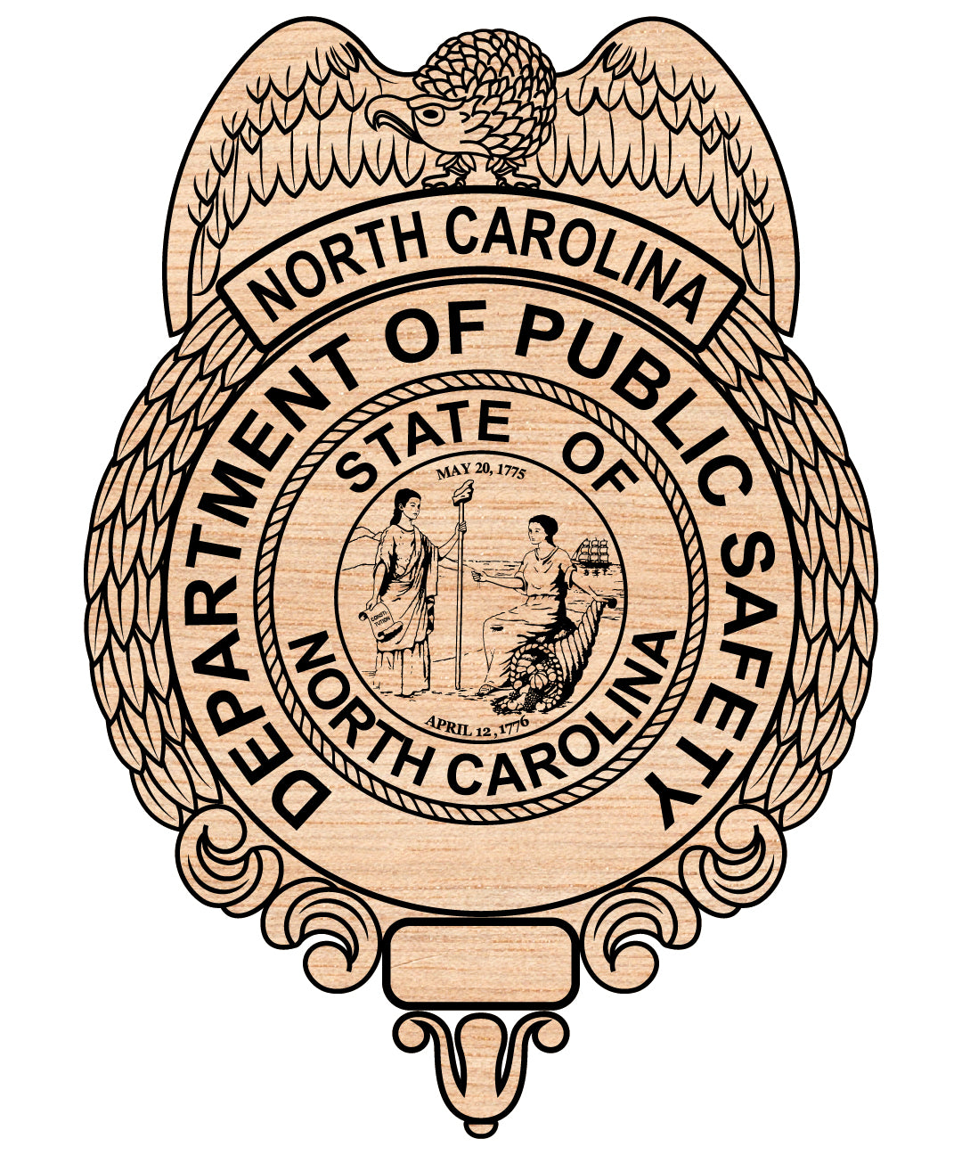 North Carolina Department of Public Safety Badge