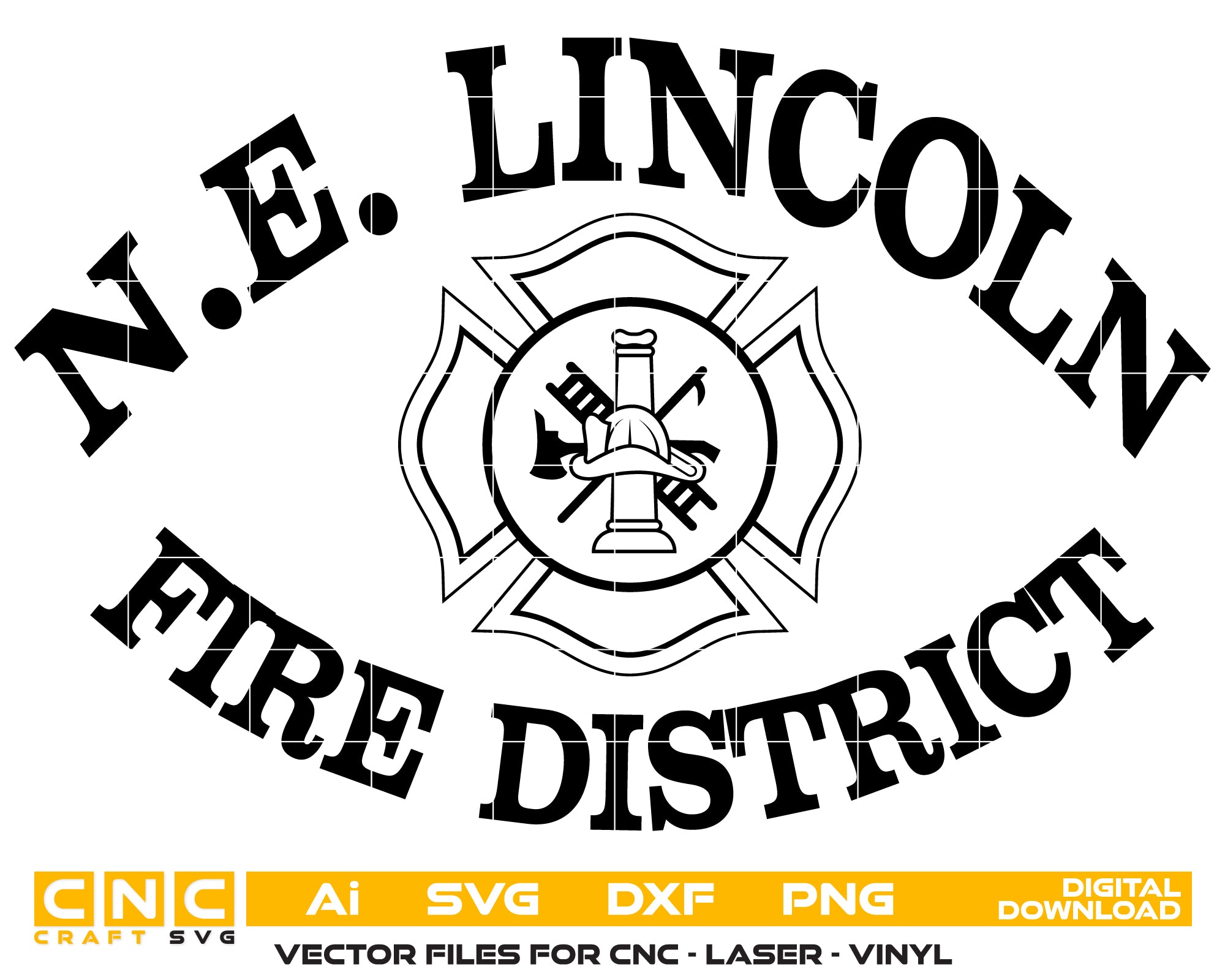 North East Lincoln County Fpd Badge