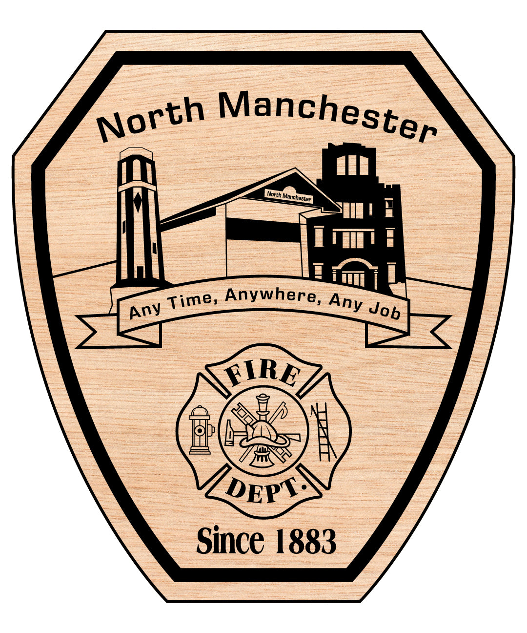 North Manchester Fire Department Badge SVG