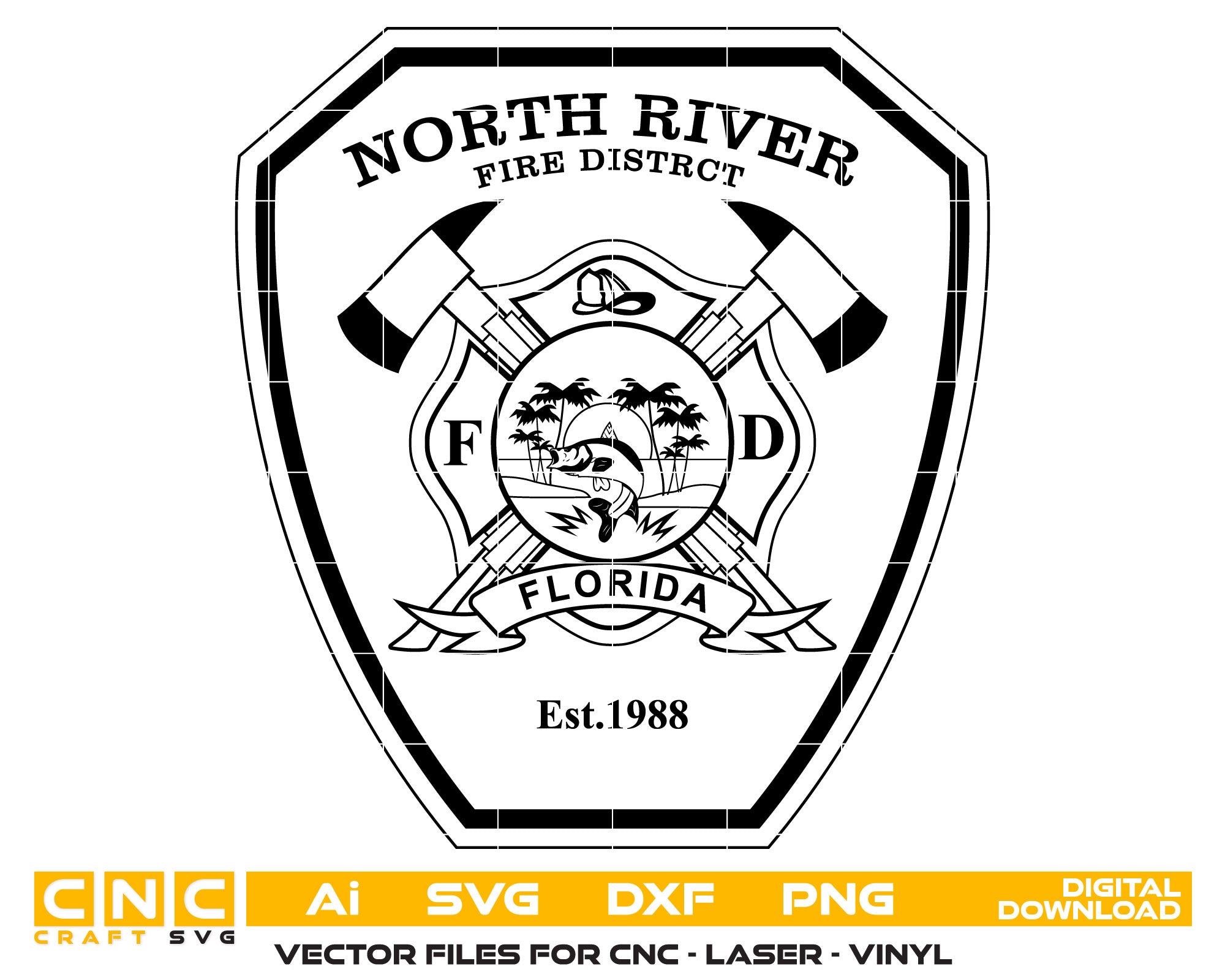 North River Fire District Badge