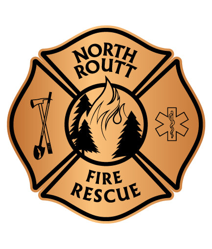 North Routt Fire Protection District Badge SVG