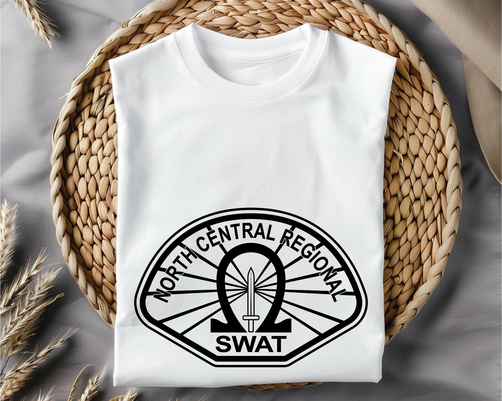 North Central Regional SWAT Logo SVG, SWAT Logo Vector, Tactical Police Logo SVG, Law Enforcement Special Unit Logo