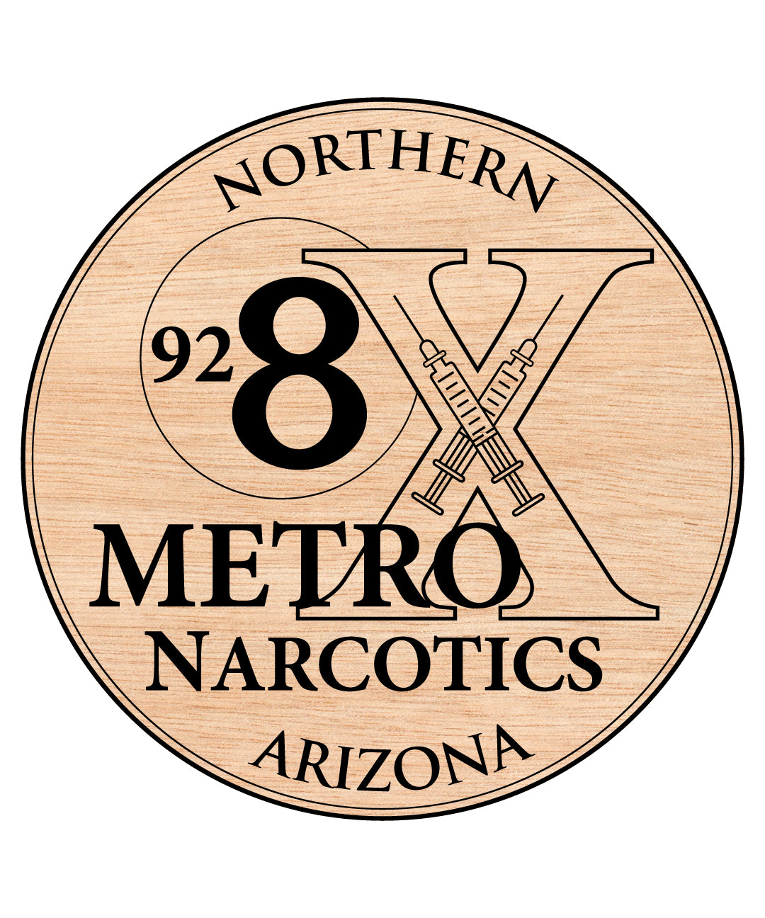 Northern Metro Narcotics Arizona Logo SVG, Arizona Narcotics Unit Emblem Vector, Law Enforcement Badge Vector, Northern Metro Narcotics Patch, Arizona Police Narcotics Logo