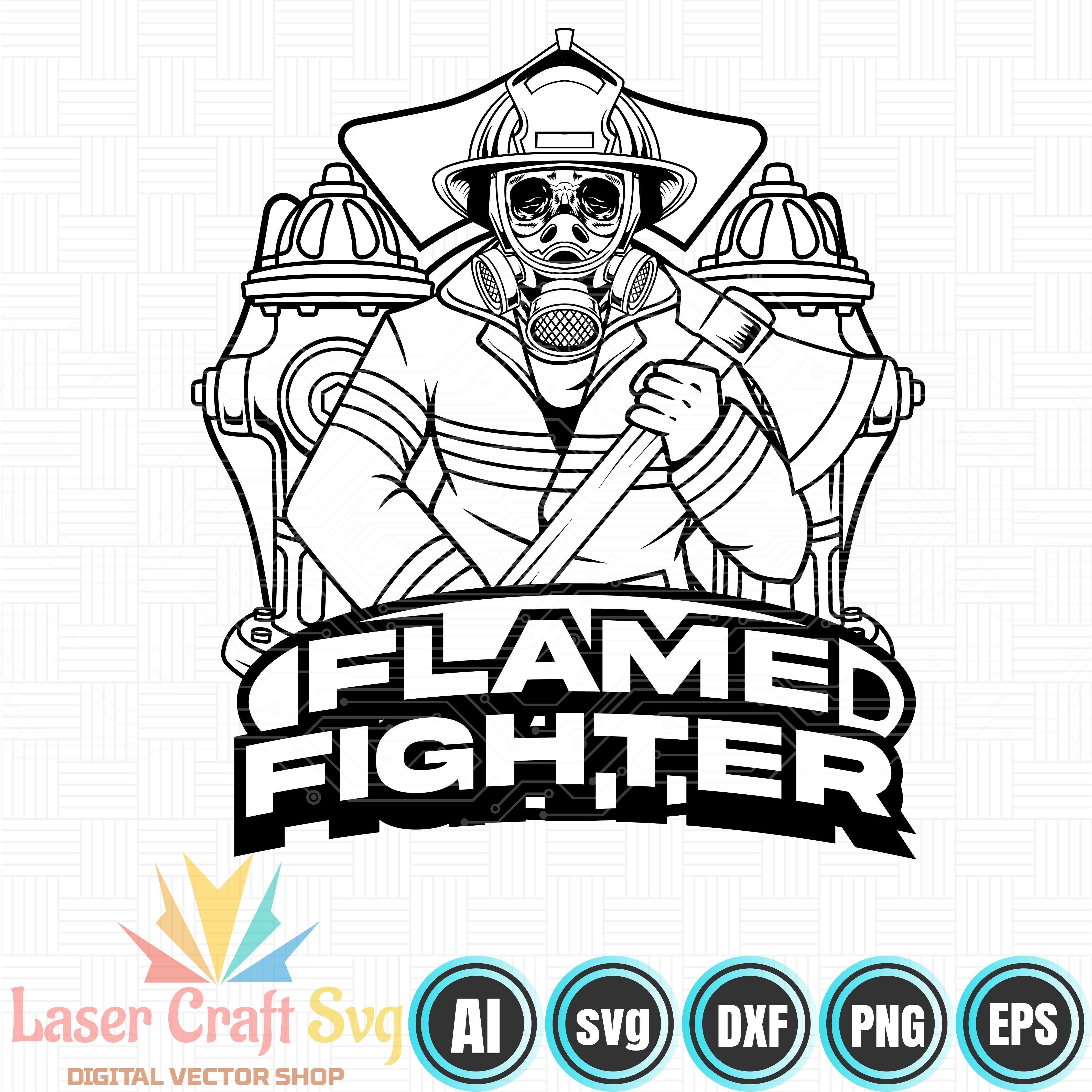 Firefighting Equipment Vector-01d-01