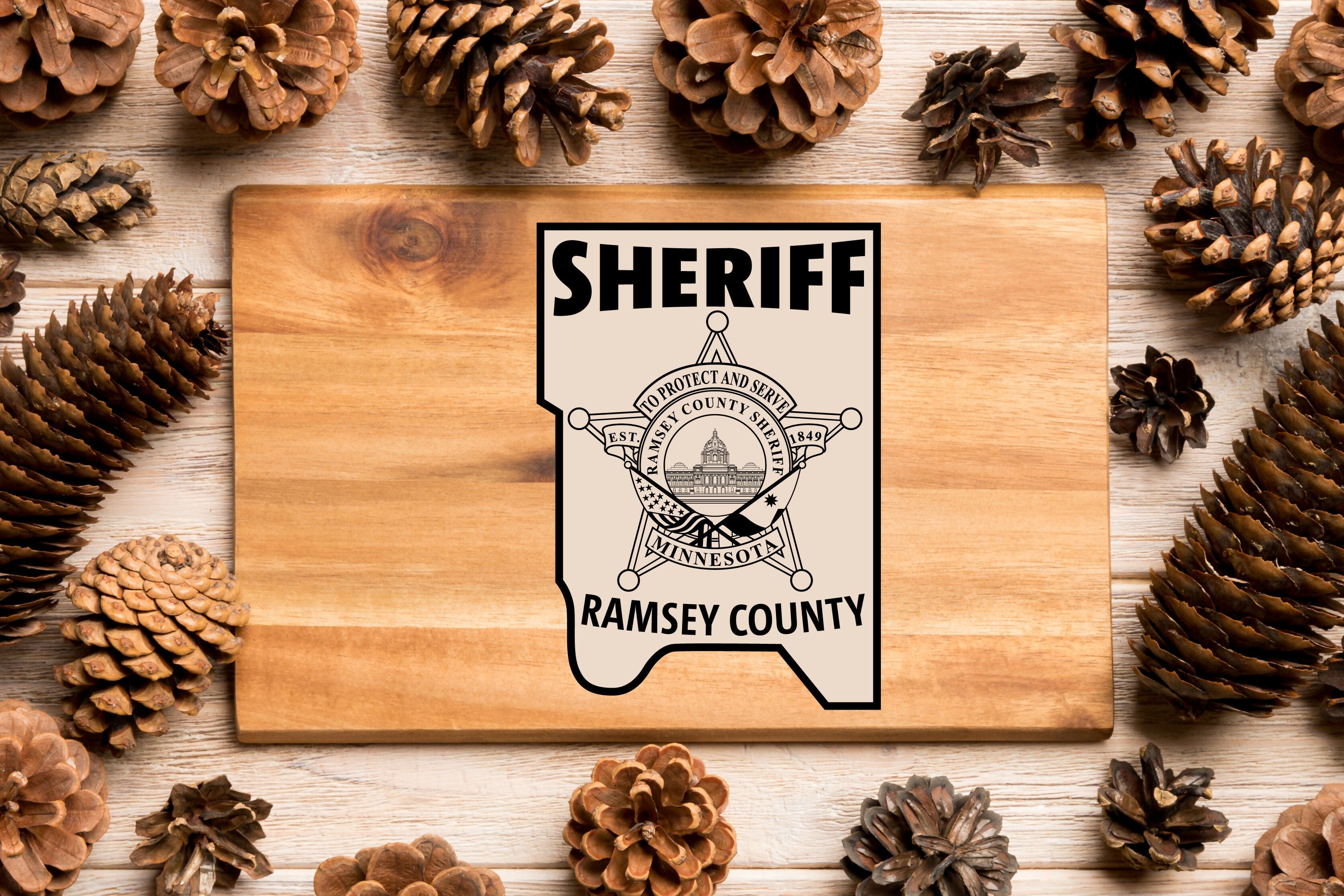 Ramsey County Sheriff Badge-01w-01