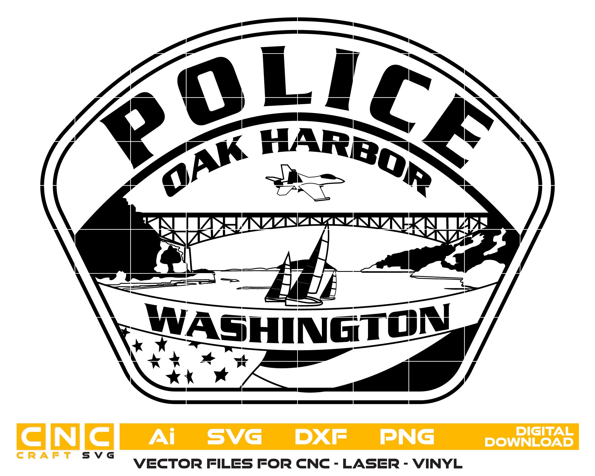 Oak Harbor Police Department Patch