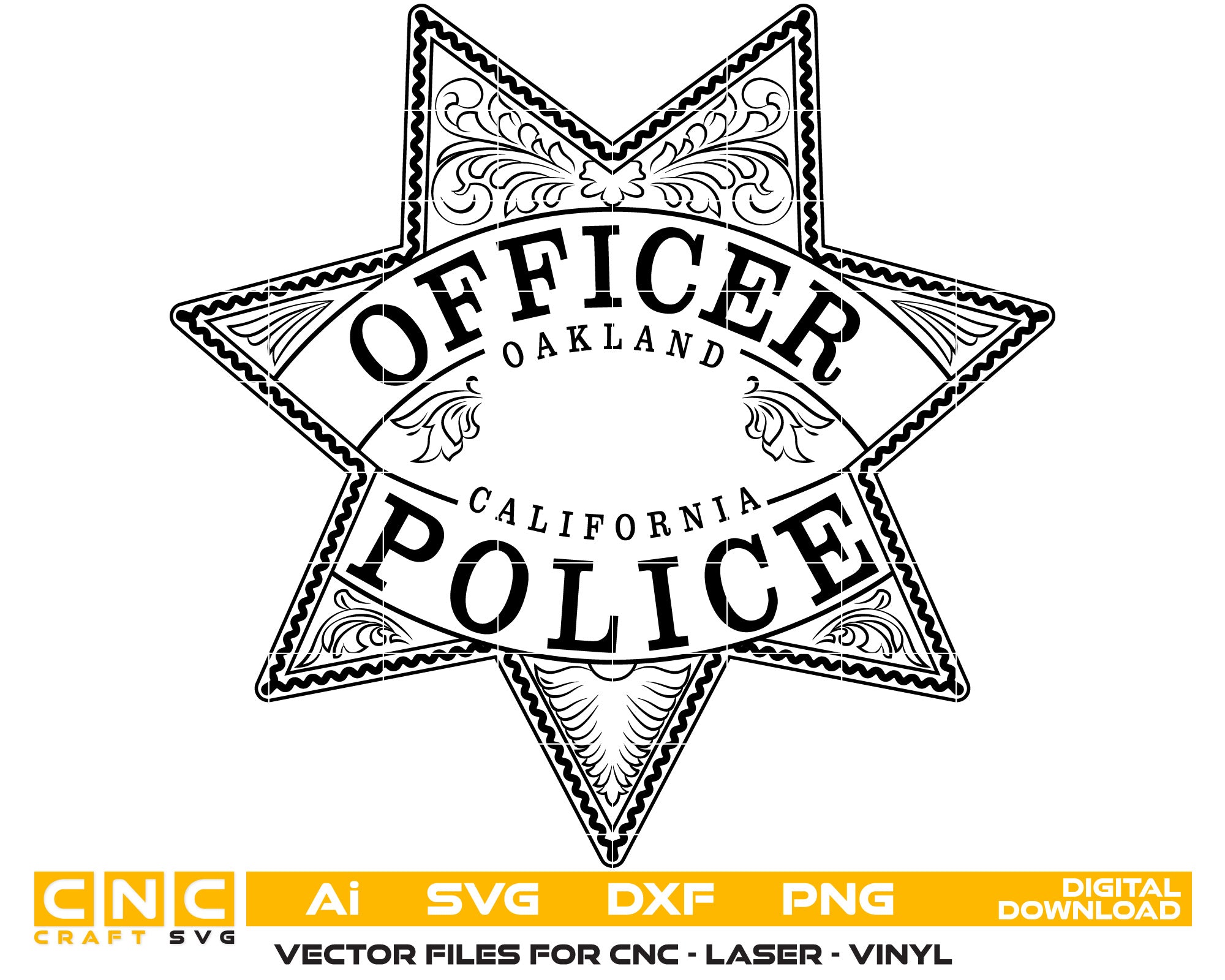 Oakland Police Officer Badge, California