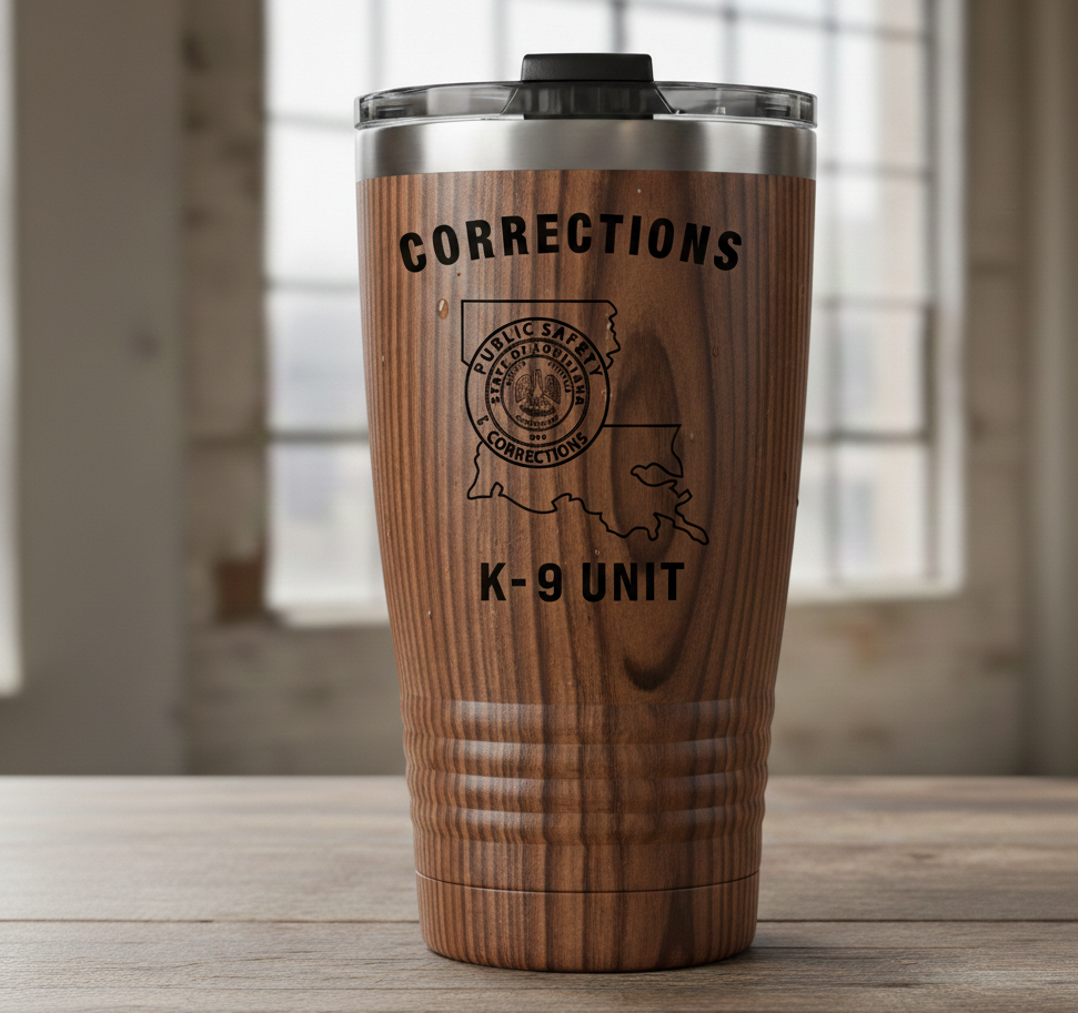 Louisiana Public Safety K9 Badge SVG
Corrections K9 Unit Vector Design
Louisiana Police Dog Emblem
K9 Handler Patch for Engraving
DPS&C K9 Logo CNC File