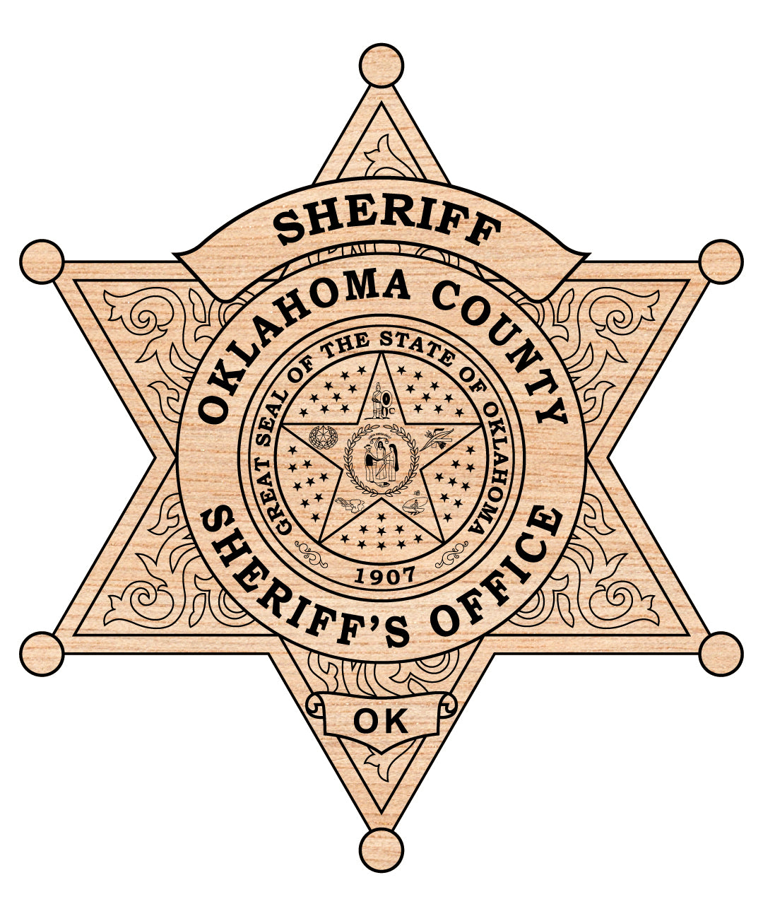 Oklahoma County Sheriff Badge