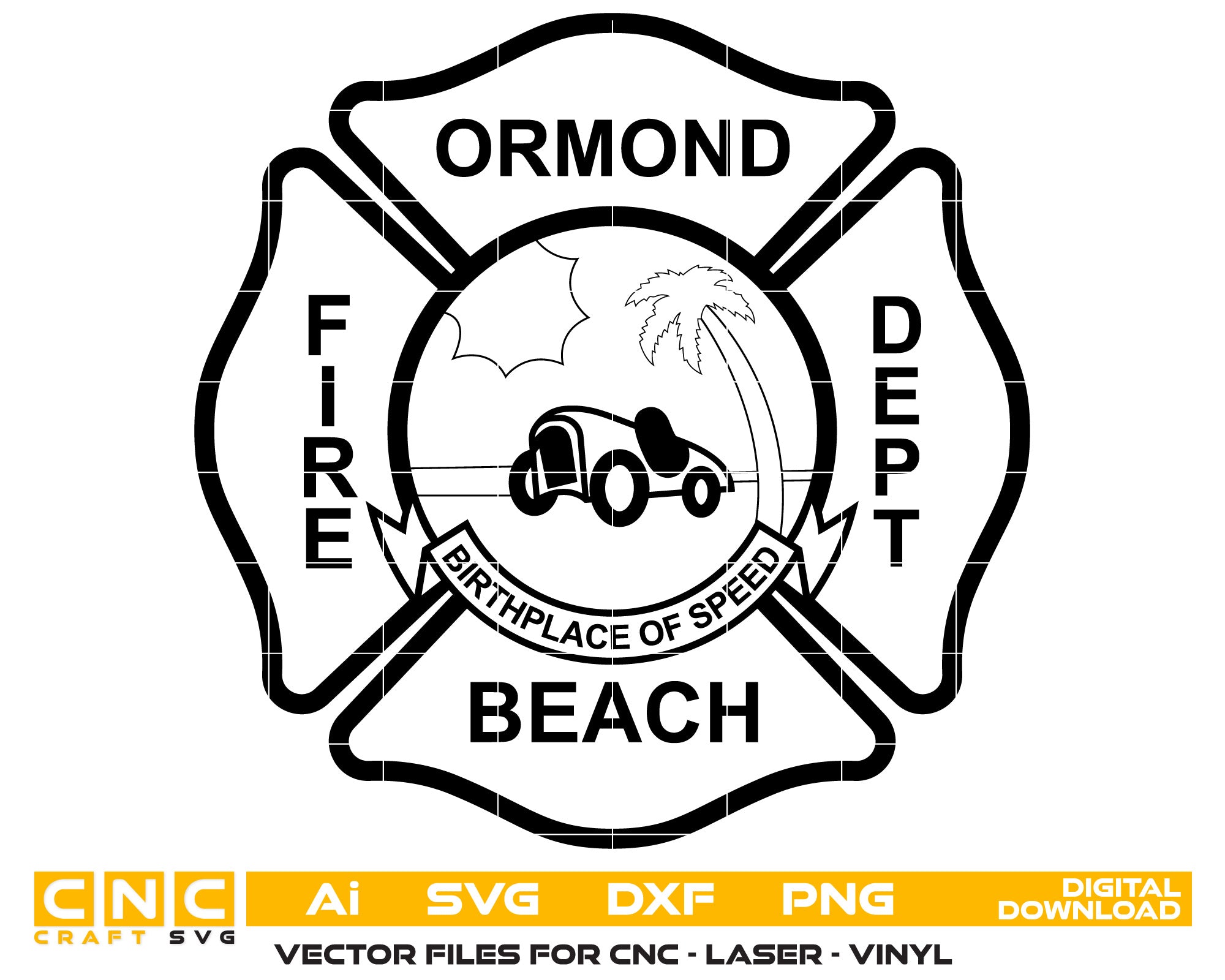 Ormond Beach Fire Department Logo