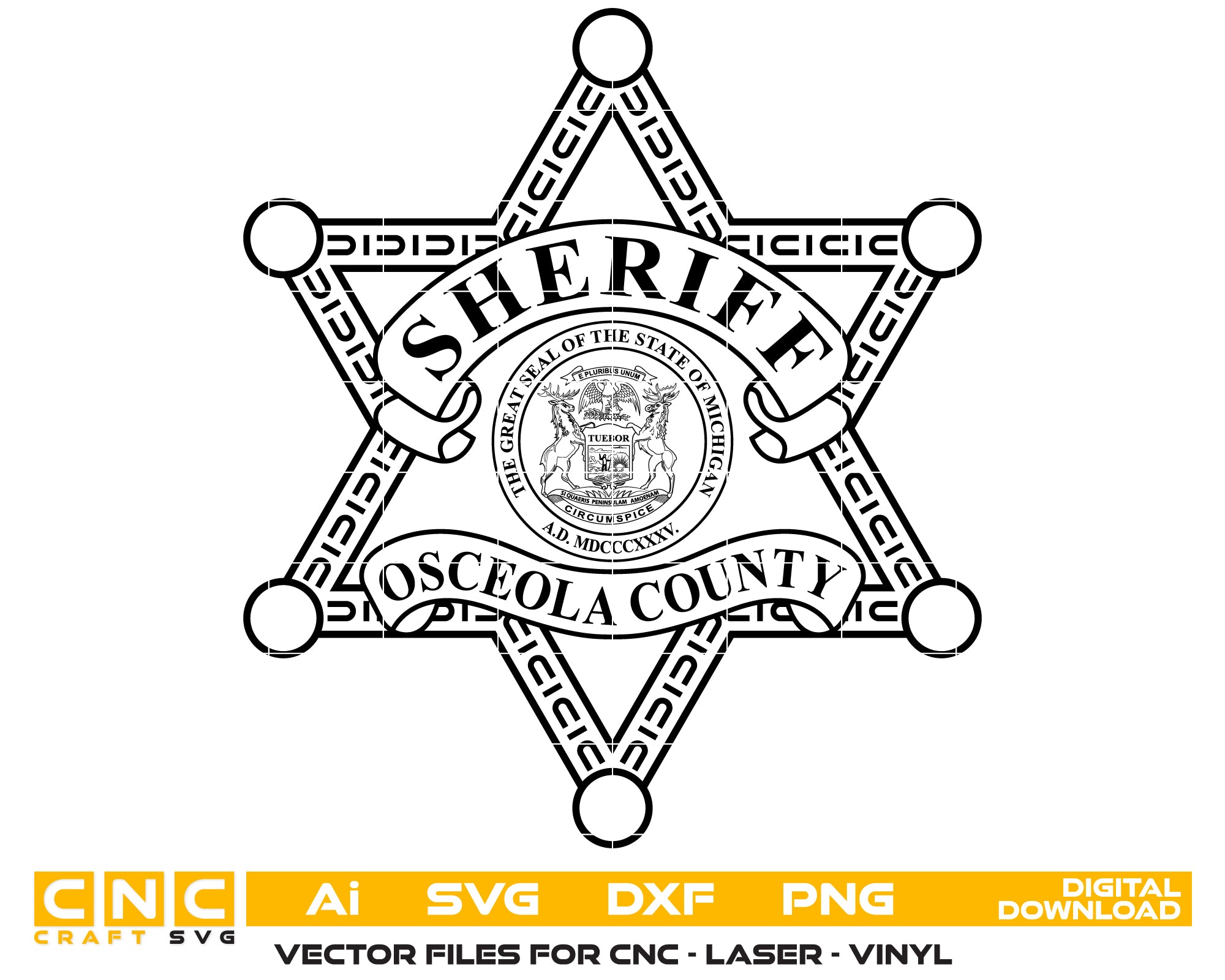 Osceola County Michigan Sheriff Seal