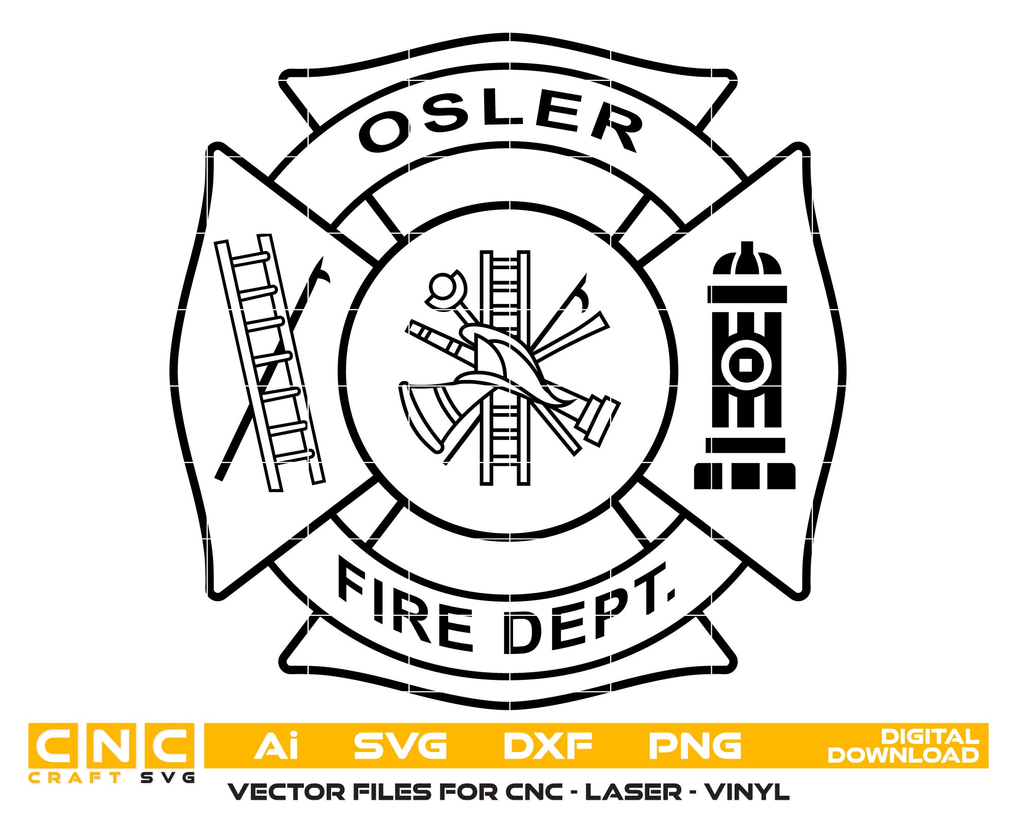 Osler Fire Department Badge