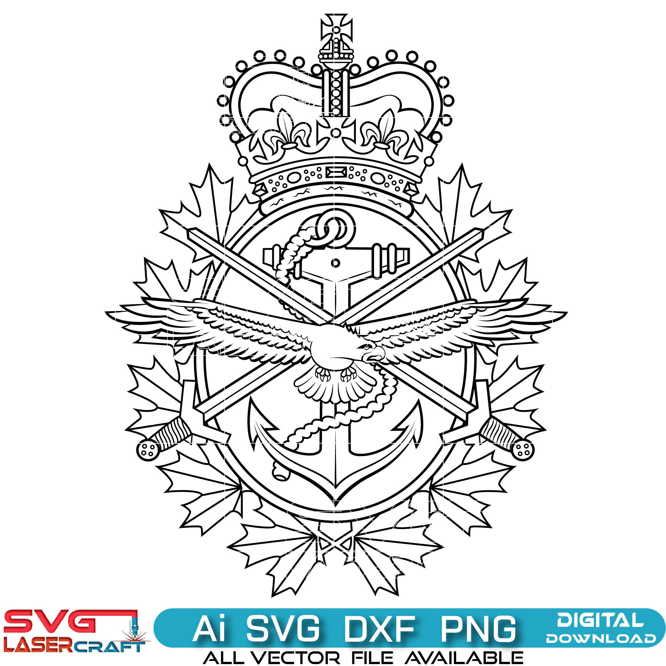 Canadian Forces Tri Service Badge