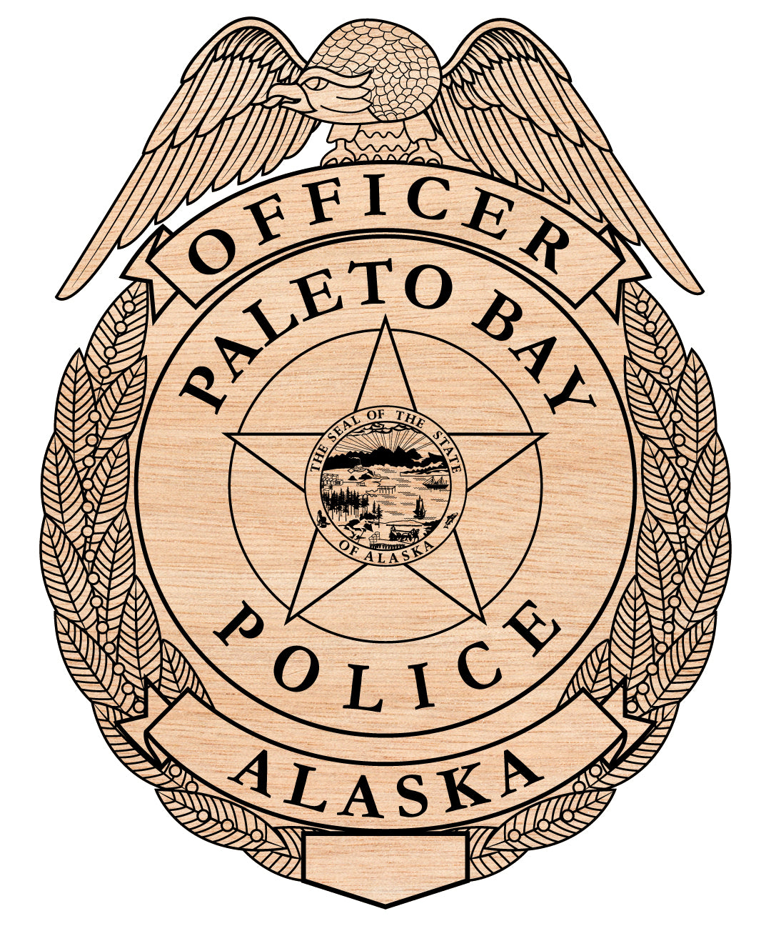 Paleto Bay, Alaska Police Officer Badge
