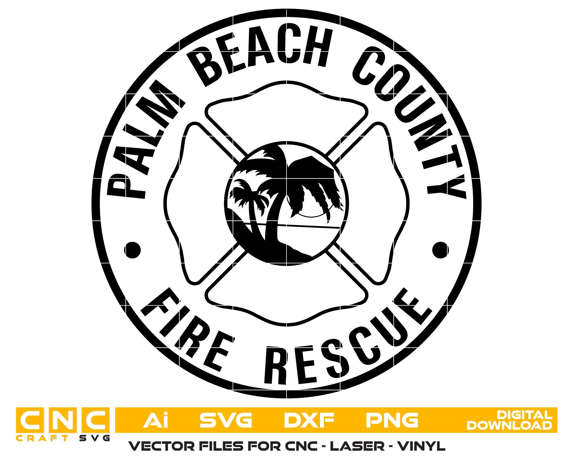 Palm Beach County Fire Rescue Department Patch