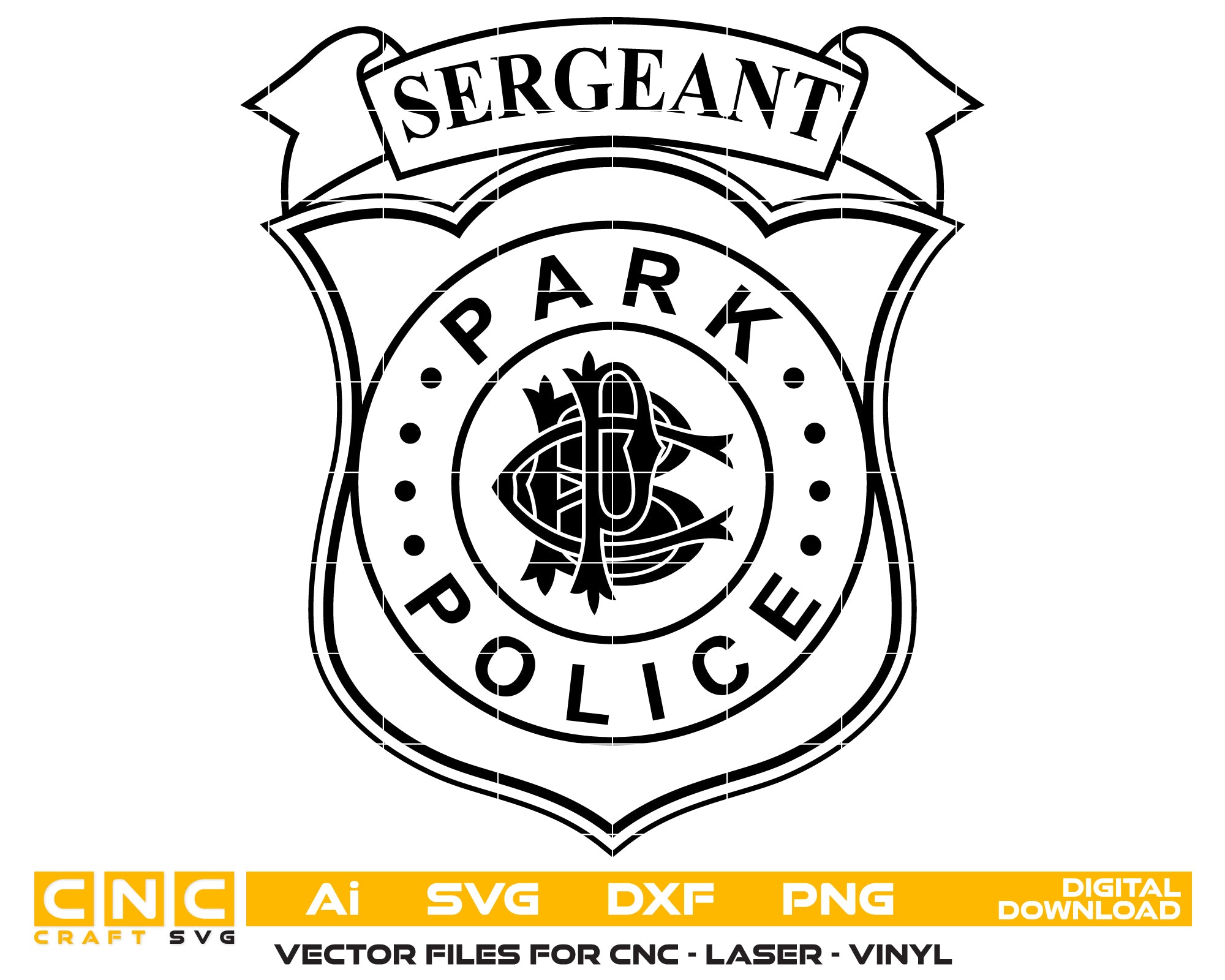 park police sergeant badge svg, new york park police badge vector, ny park police sergeant svg emblem, new york law enforcement badge svg, park police badge svg file