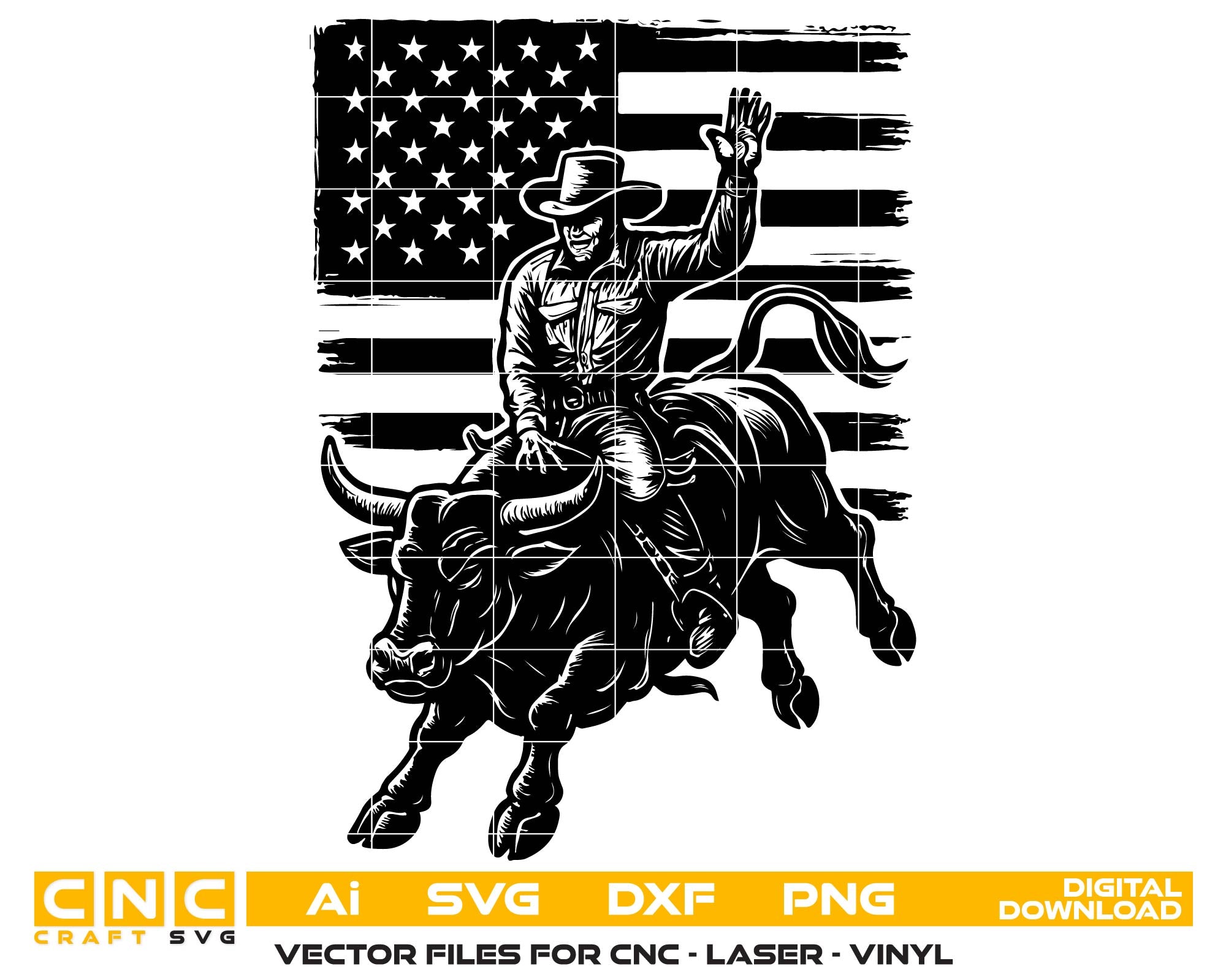 Patriot Bull Force Svg
Rider Svg
Bull Rider Svg
Bull Svg
Cowboy Svg