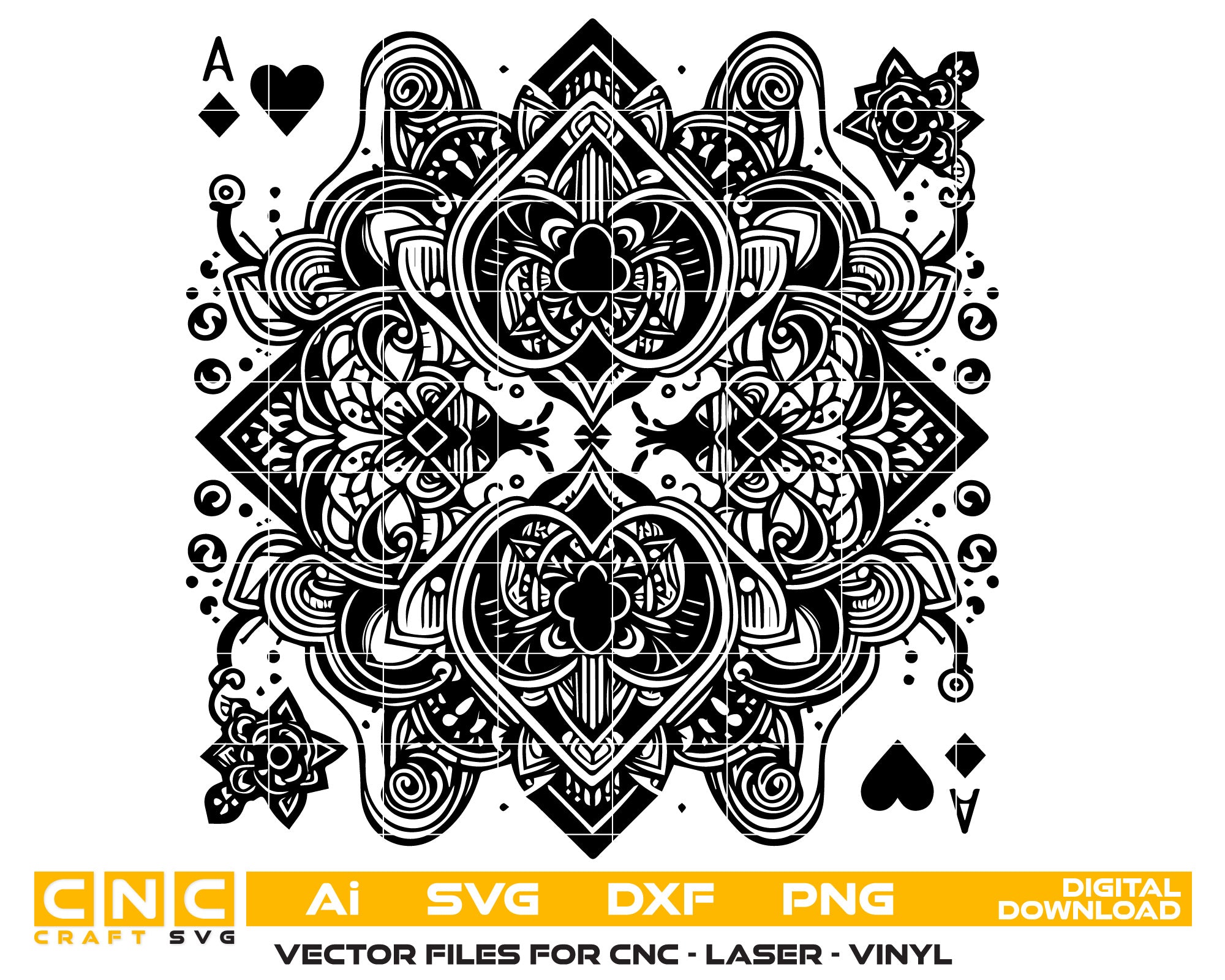Abstract Heart Pattern – Romantic Decorative Vector Design