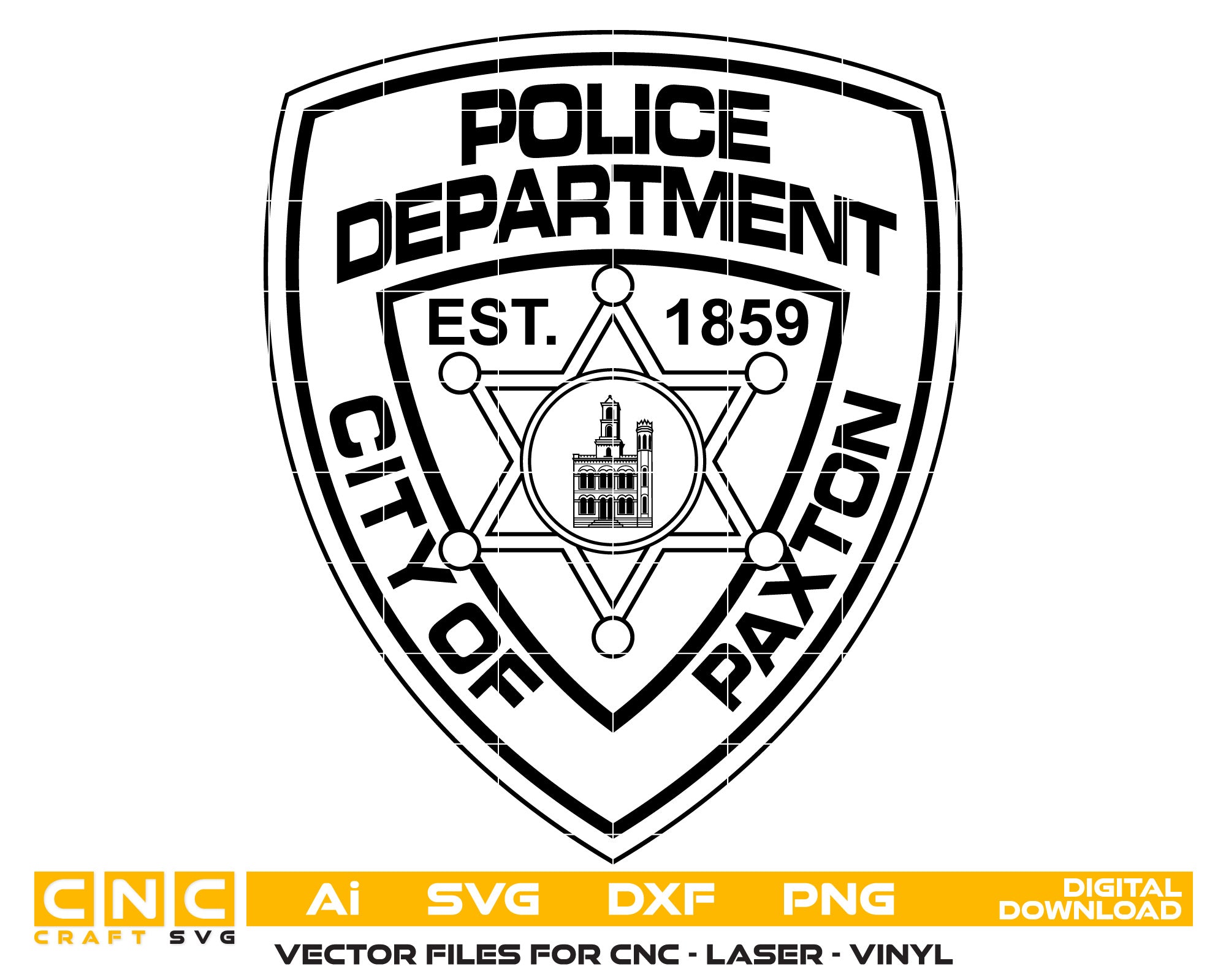 Paxton Police Department Badge