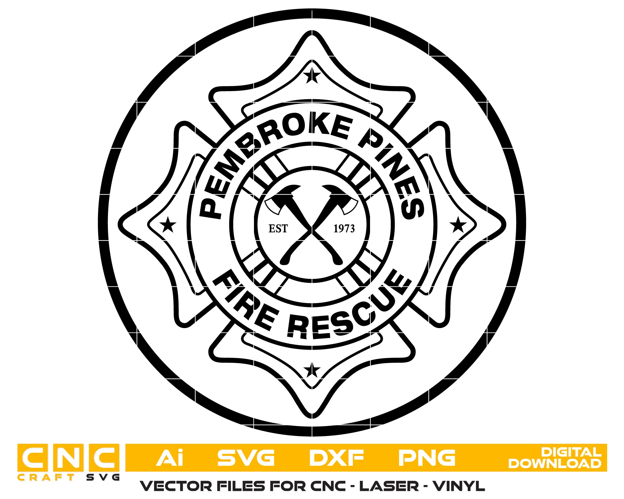 Pembroke Pines Fire Rescue Badge