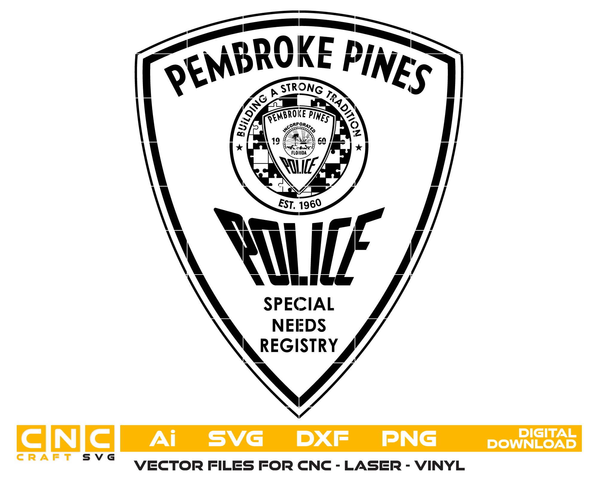 Pembroke Pines Police Special Needs Registry Patch
