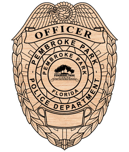 Pembroke Park Police Officer Badge SVG, Pembroke Park Florida Police Badge Vector, Pembroke Park Police SVG Emblem, Florida Law Enforcement Badge Logo SVG, #support