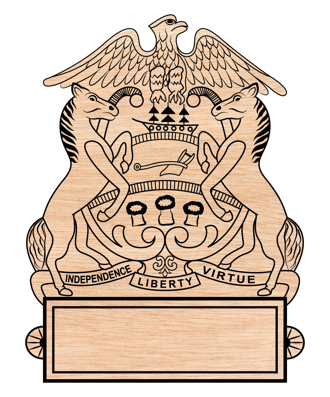 Pennsylvania Navy Dress Police Hat Badge