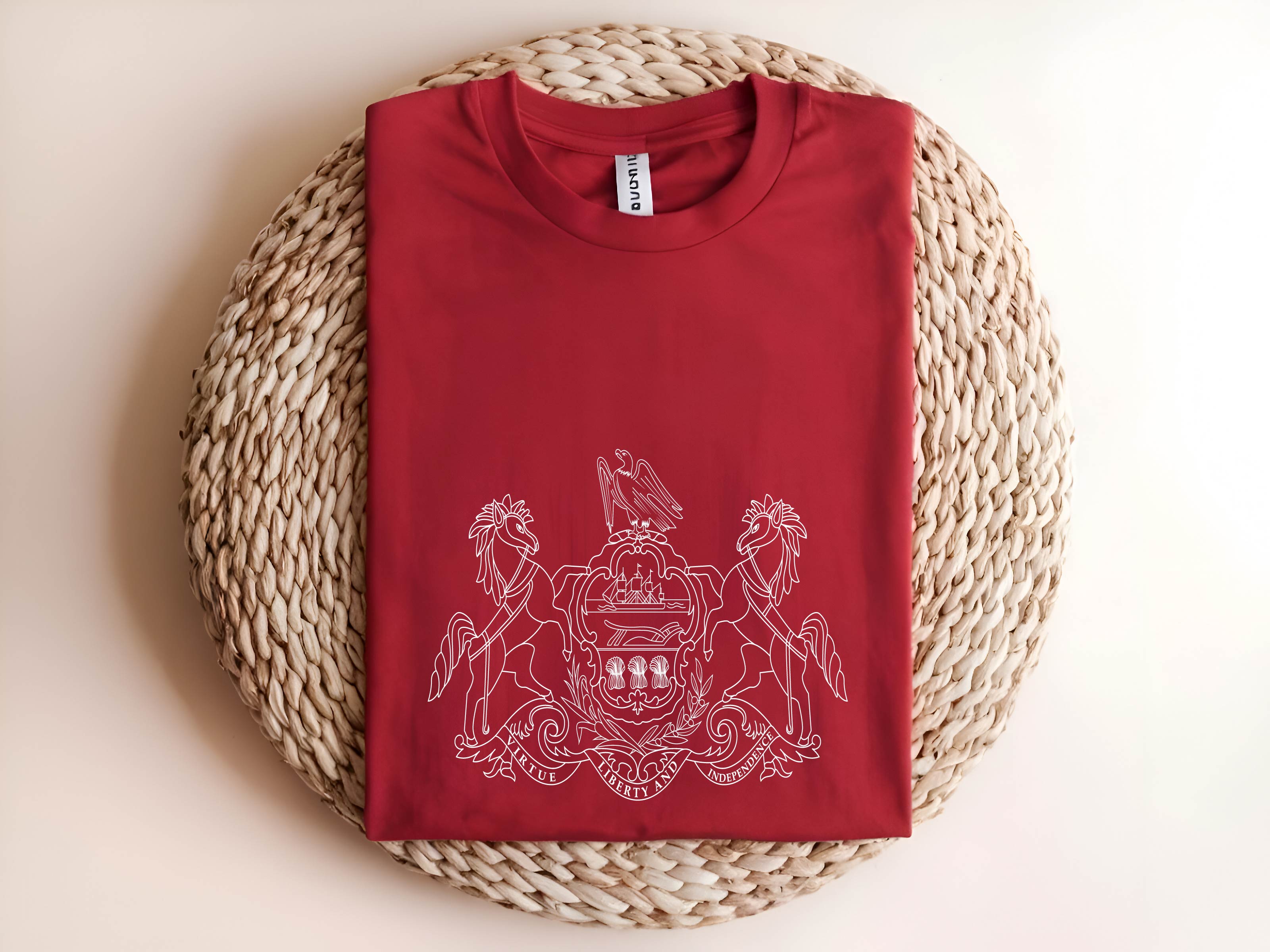Coat of Arms of Pennsylvania SVG, Pennsylvania State Coat of Arms Vector, PA State Emblem SVG, Government Coat of Arms Vector, State Seal Design, Engraving State Emblem