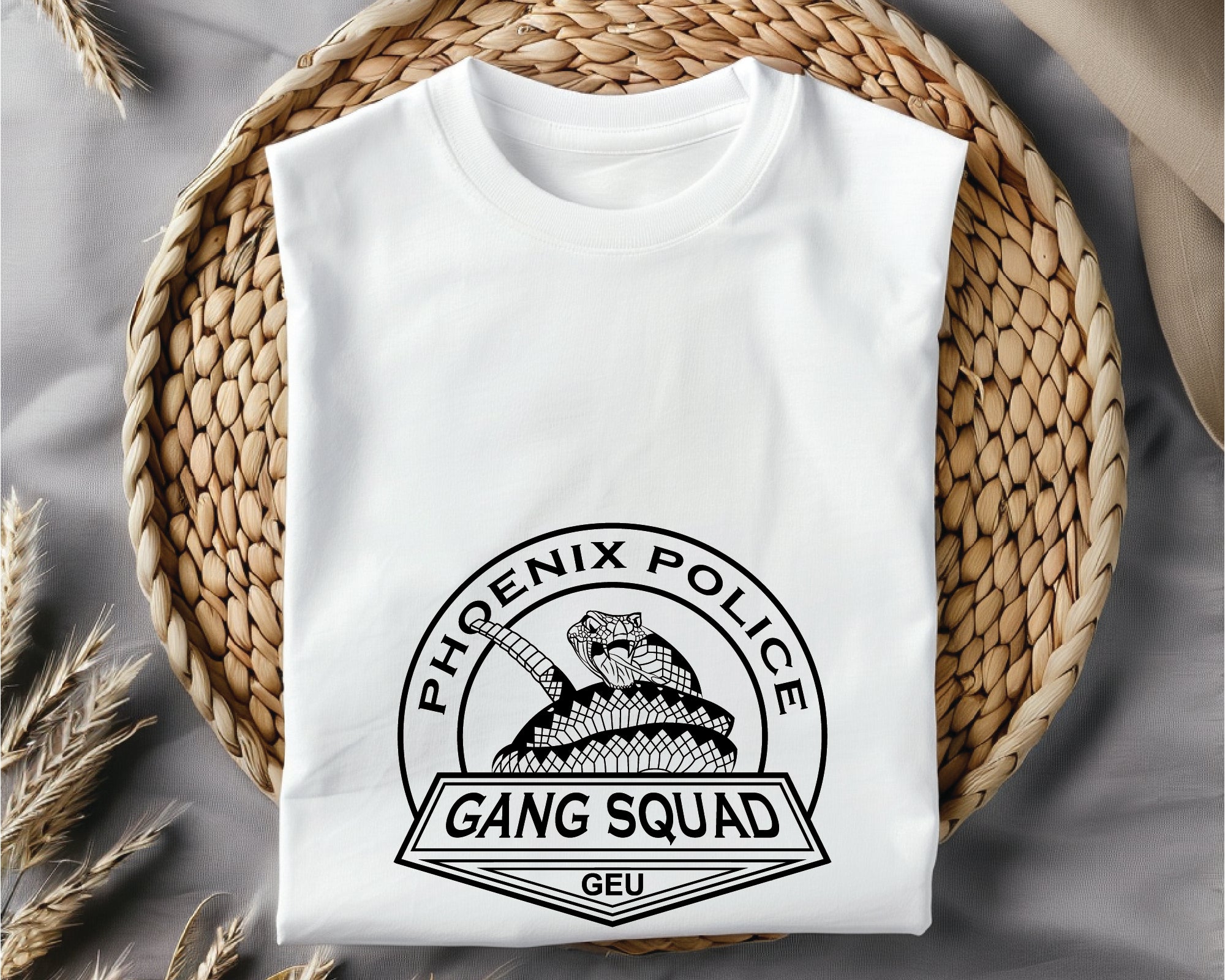 Phoenix Police Gang Squad Logo SVG, Phoenix Police Logo Vector, Gang Squad Emblem SVG, Arizona Police Badge SVG, Law Enforcement Logo Digital File