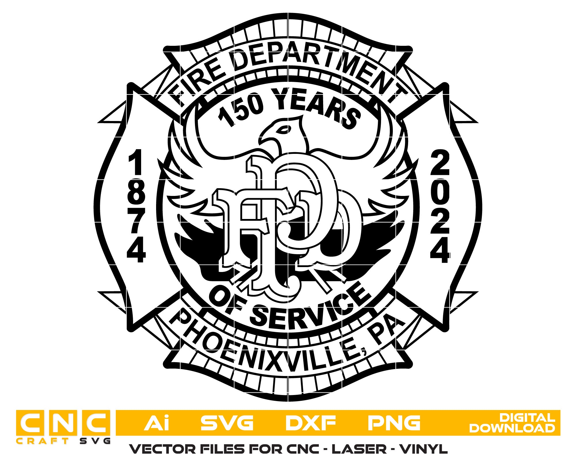 Phoenixville Fire Department Badge