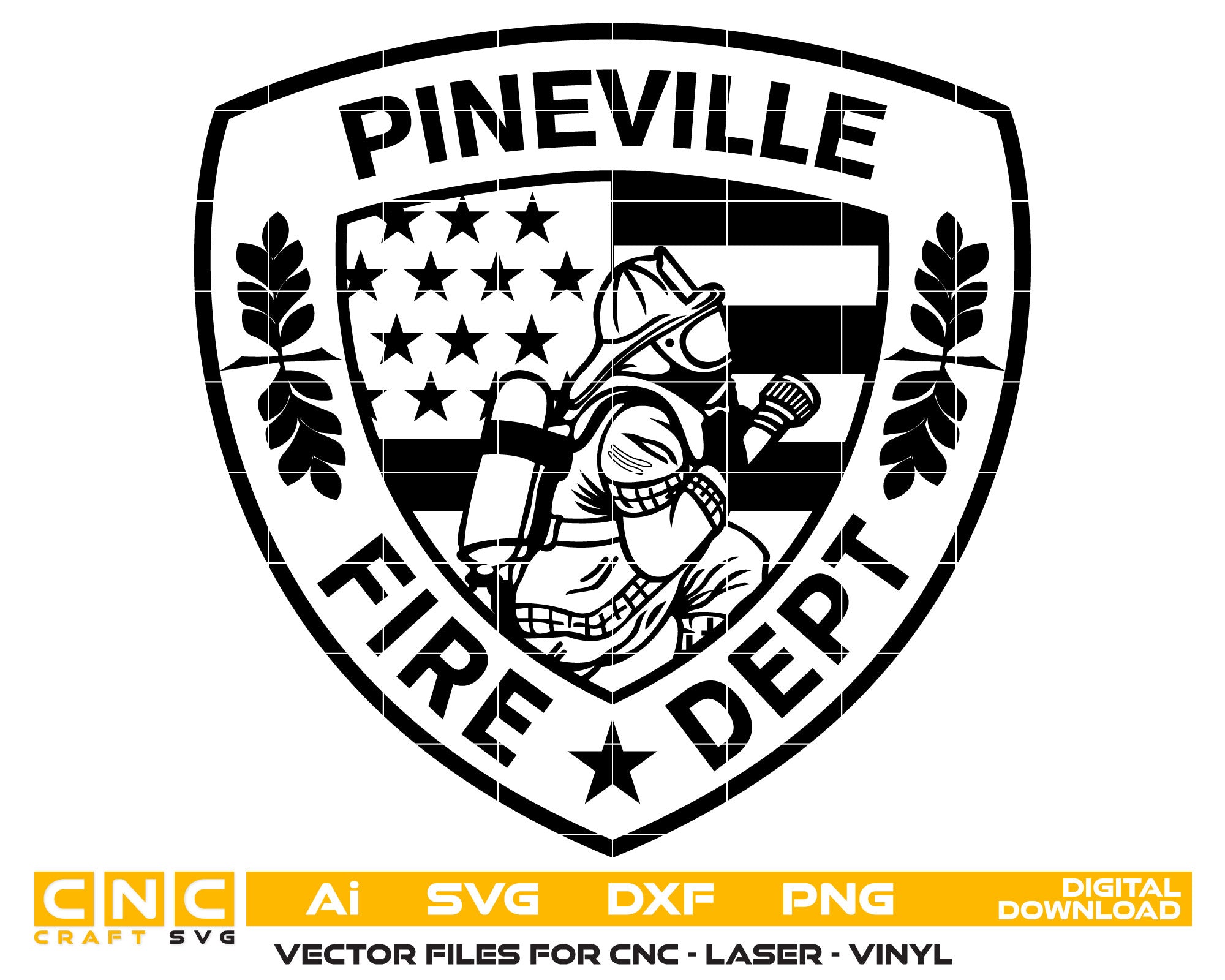 Pineville City Fire Department Patch