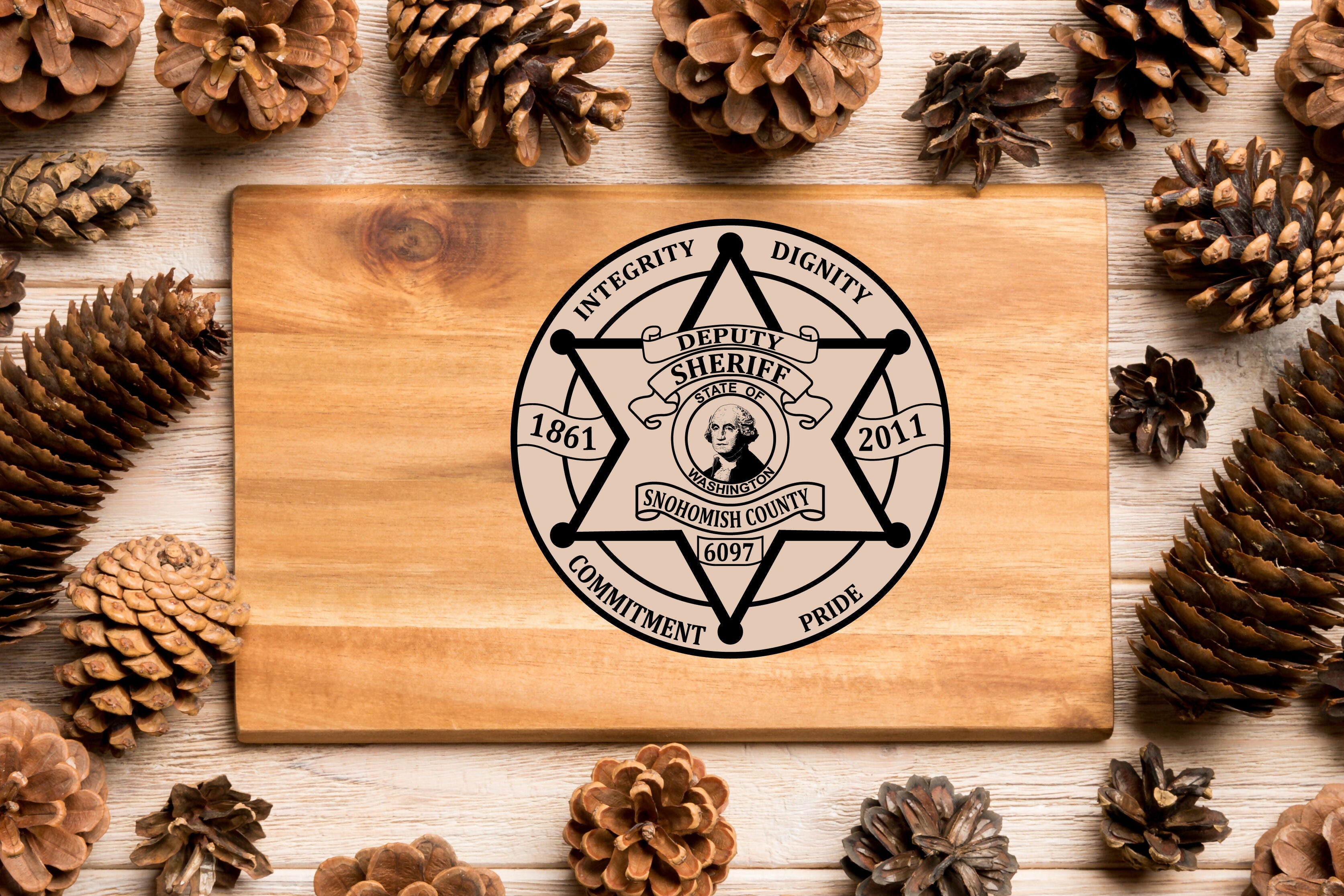 Snohomish County Deputy Sheriff Badge-01-01