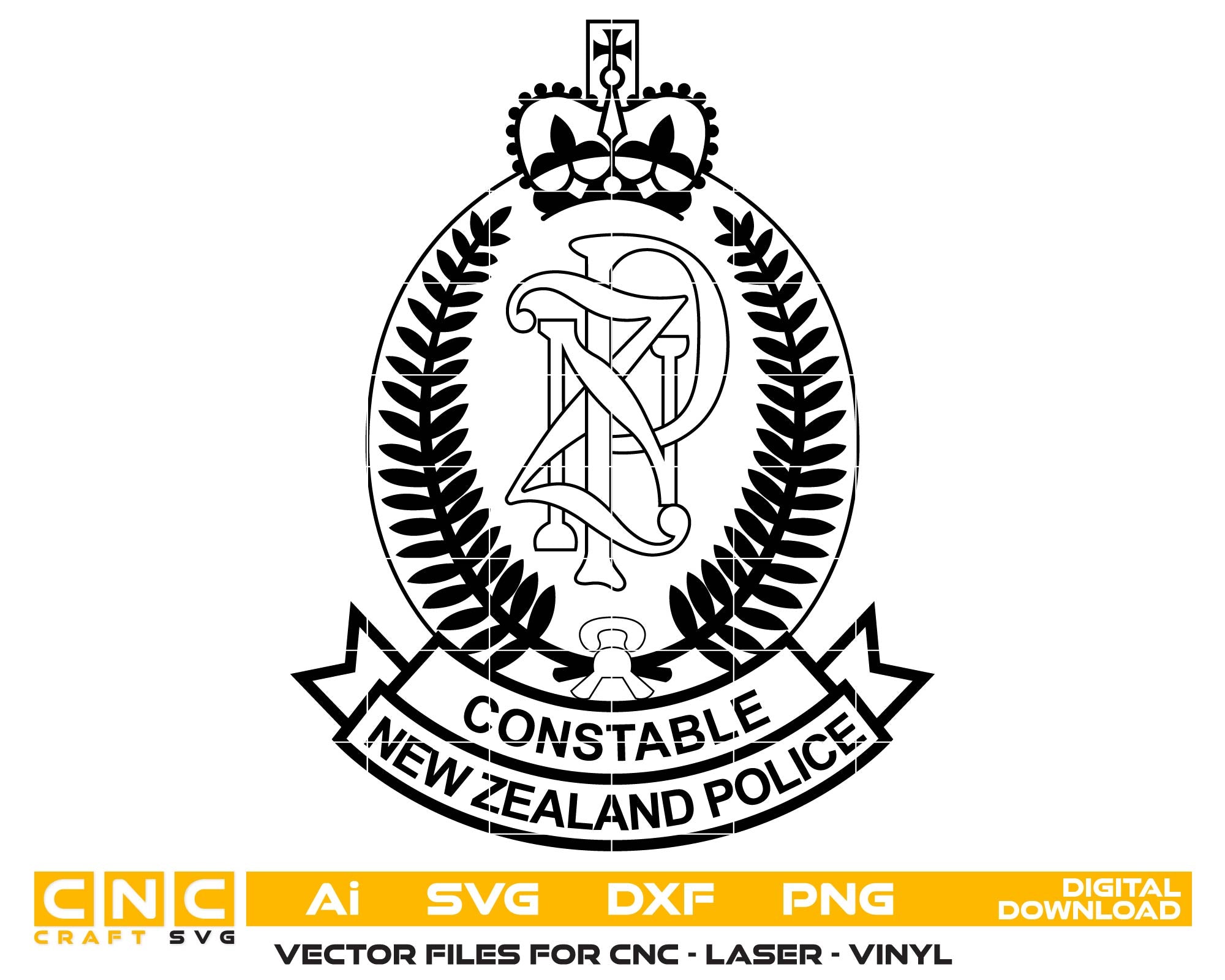 Police Constable Badge, New Zealand