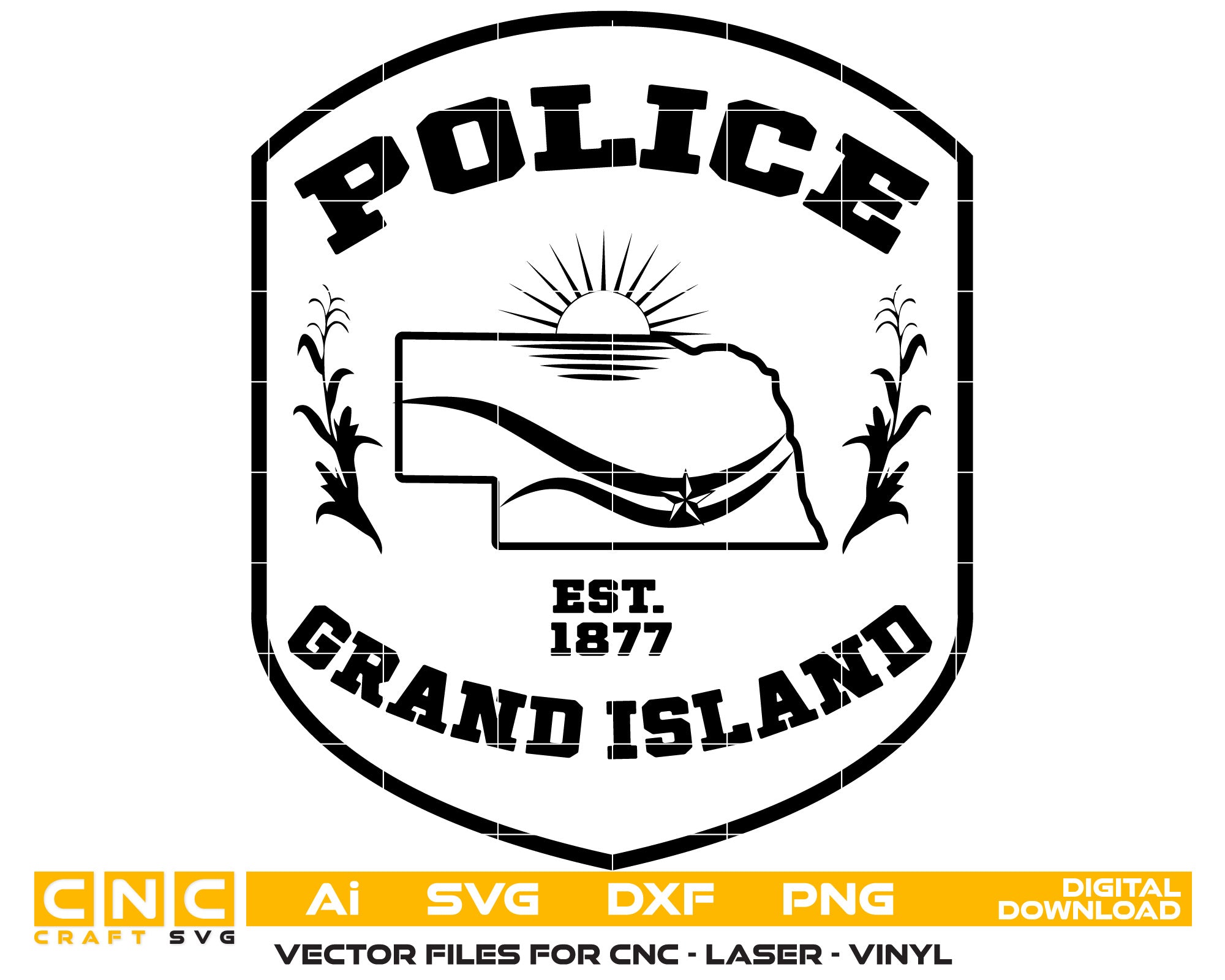 Police Grand Island Logo