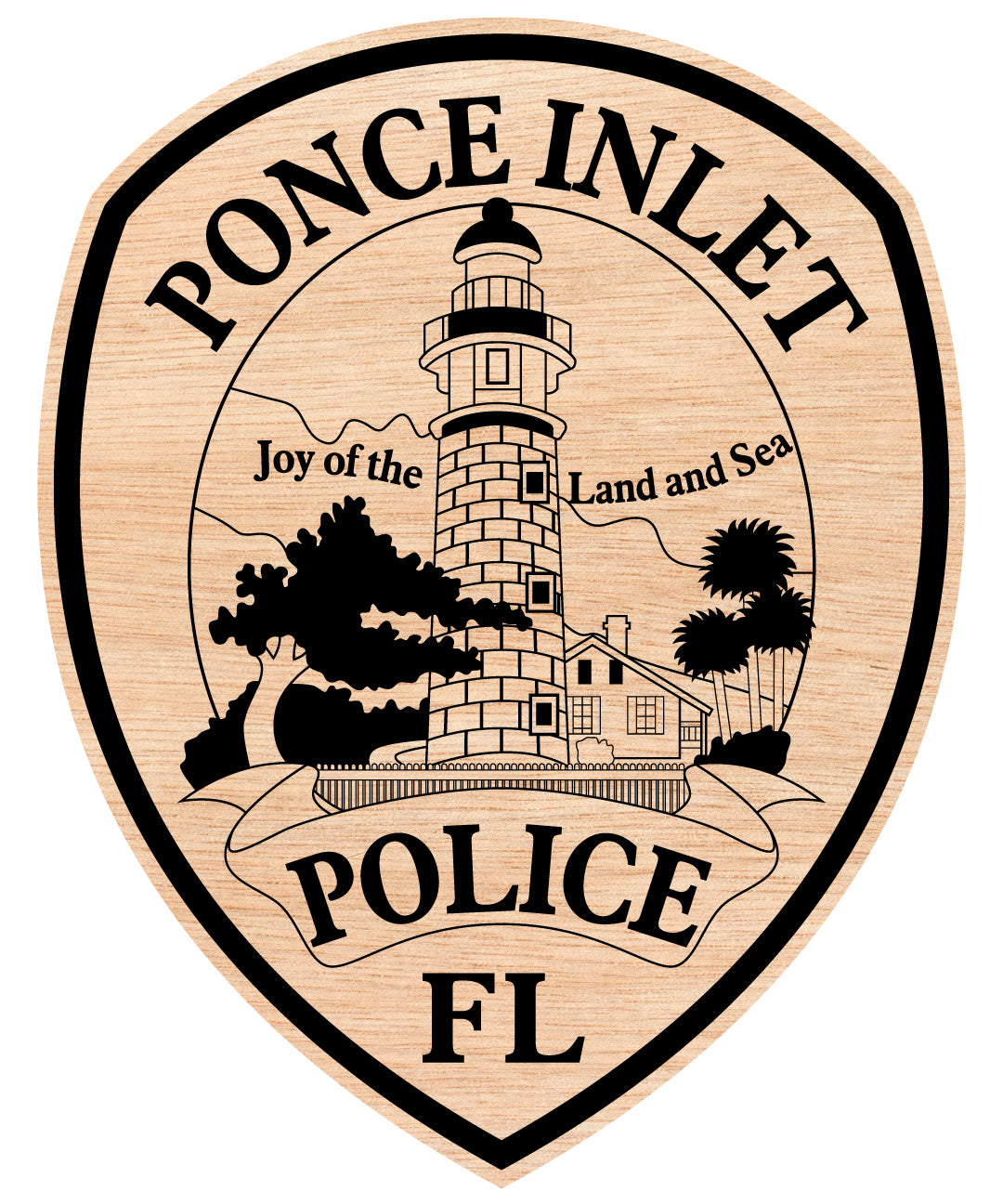 Ponsce Inlet Police Fl Badge