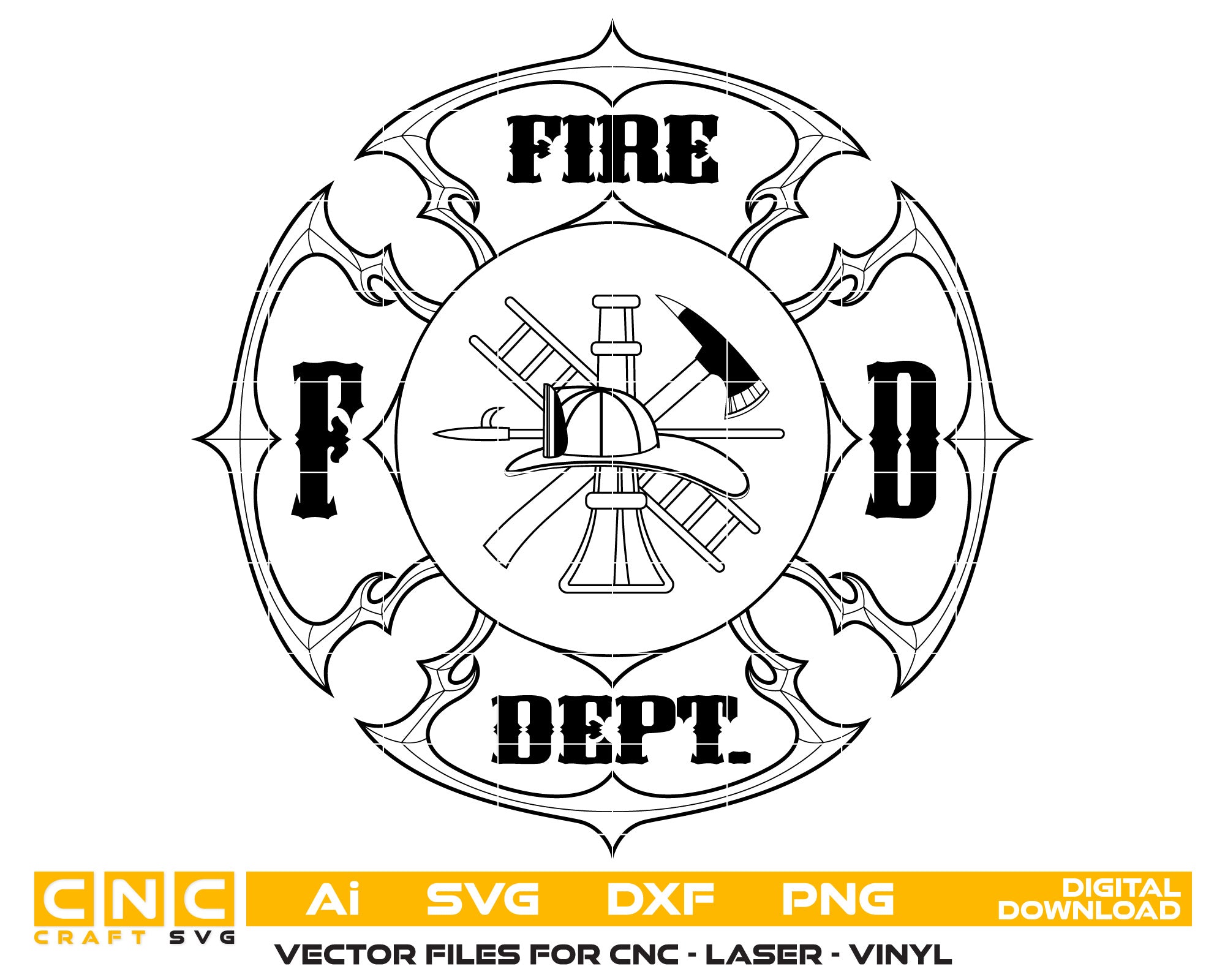 Pope Volunteer Fire Department Badge