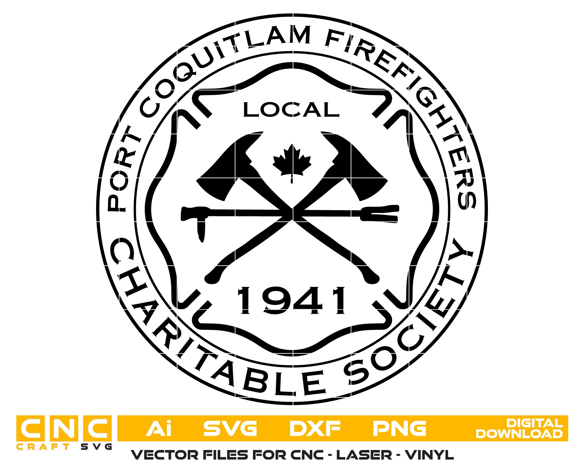 Port Coquitlam Firefighter Badge