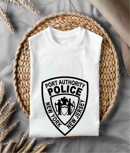 Port Authority Police Patch SVG, New York New Jersey Police Patch Vector, PAPD Emblem SVG, Port Authority Badge Vector, NY NJ Law Enforcement Patch SVG
